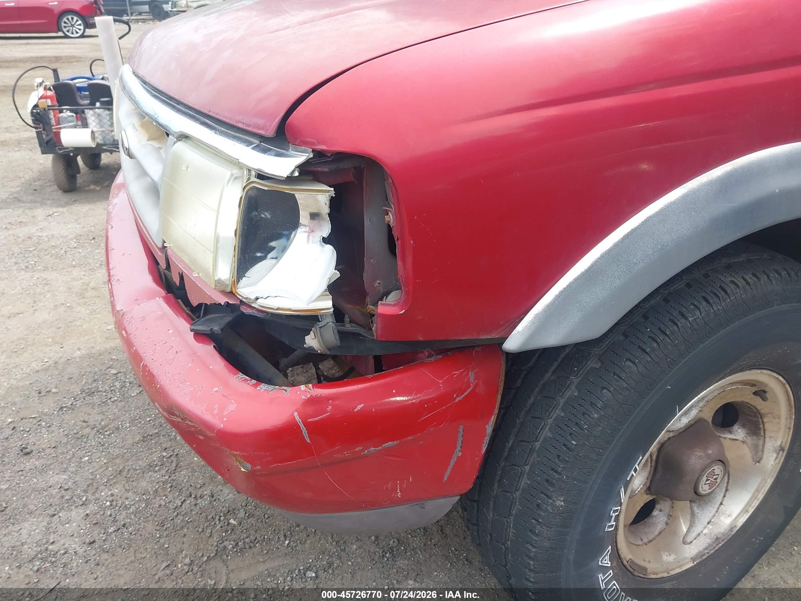 1996 Ford Ranger Super Cab Red vin: 1FTCR15X1TPB61192