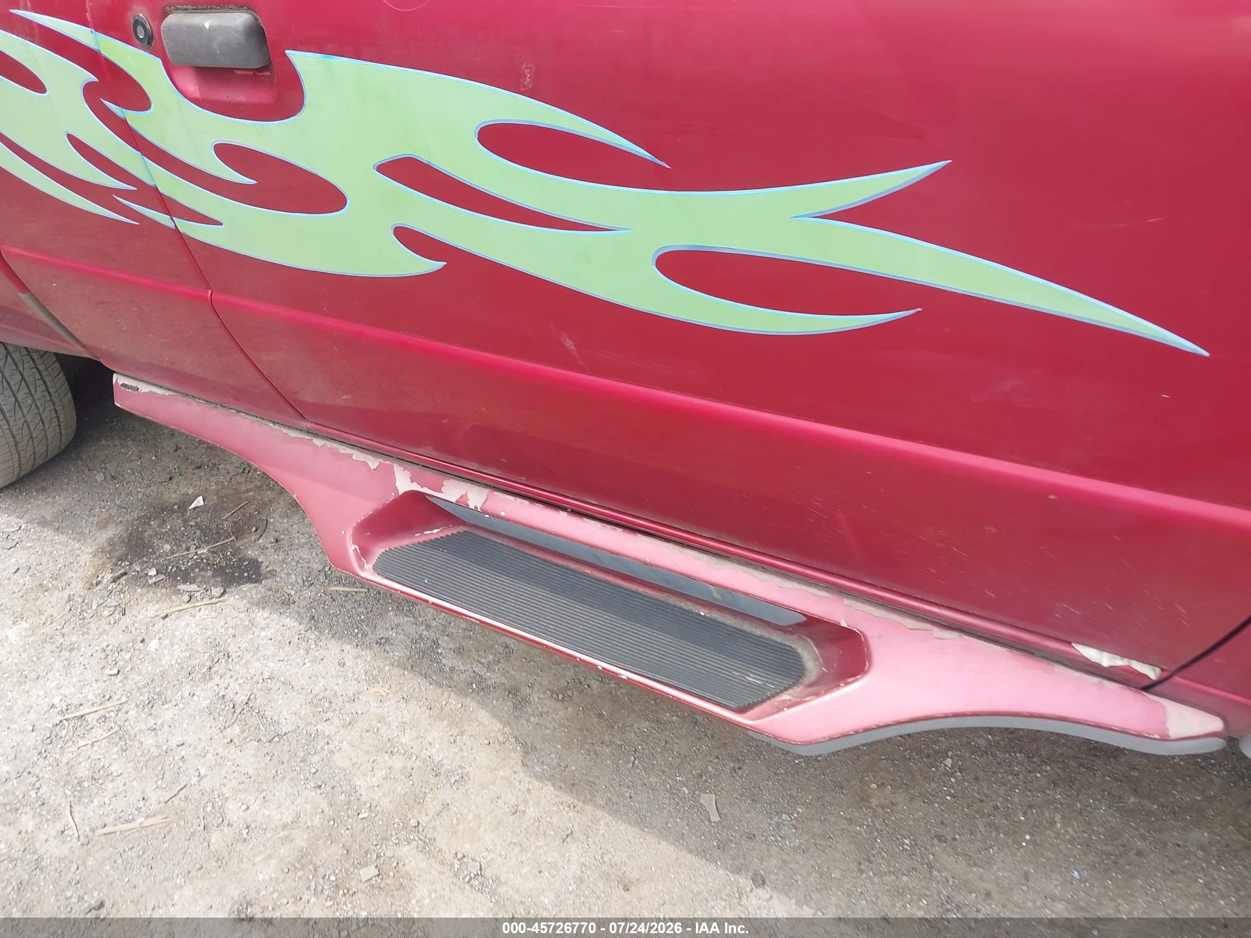 1996 Ford Ranger Super Cab Red vin: 1FTCR15X1TPB61192