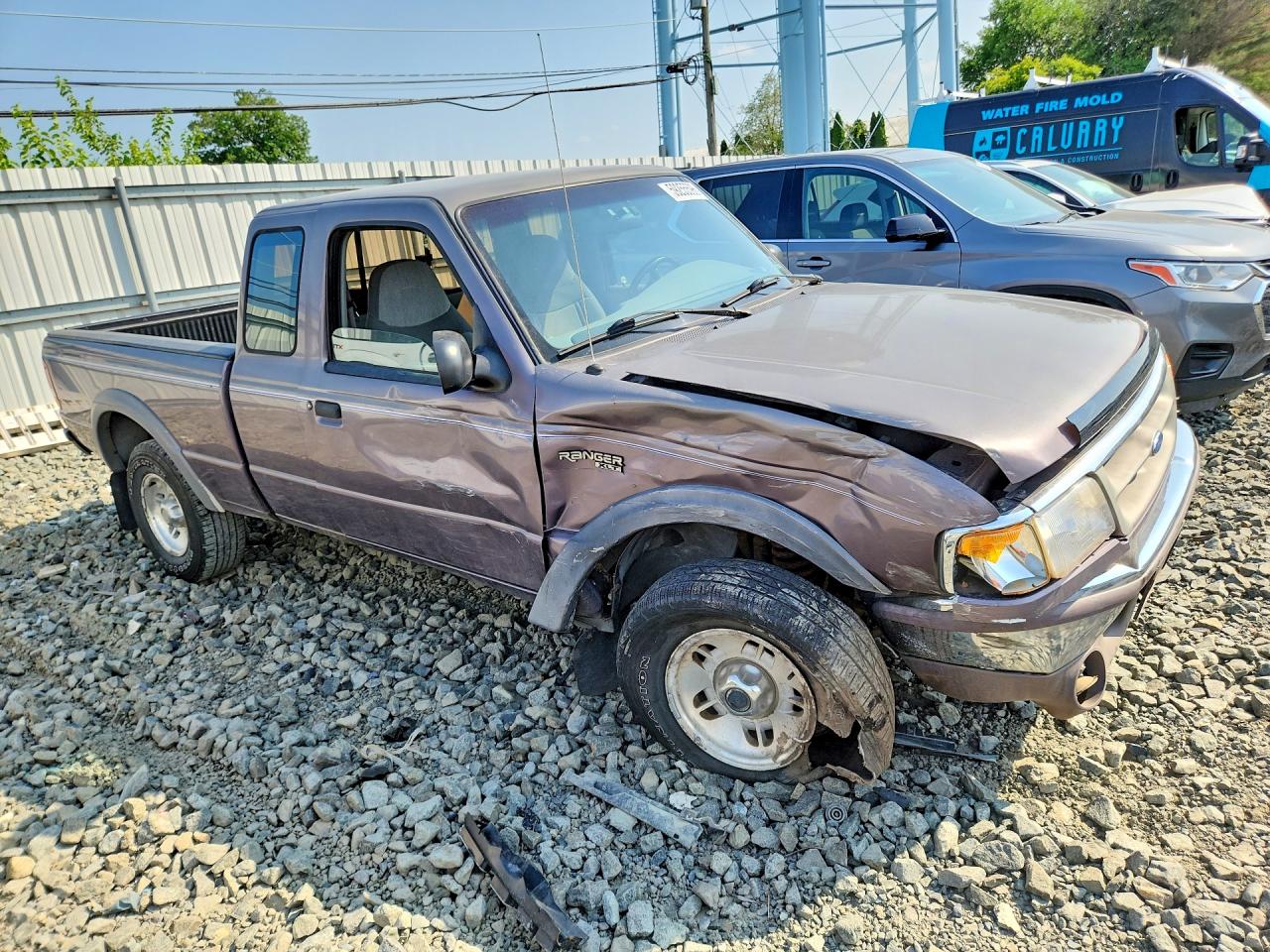 1997 Ford Ranger Super Cab Серый vin: 1FTCR15X1VTA12100