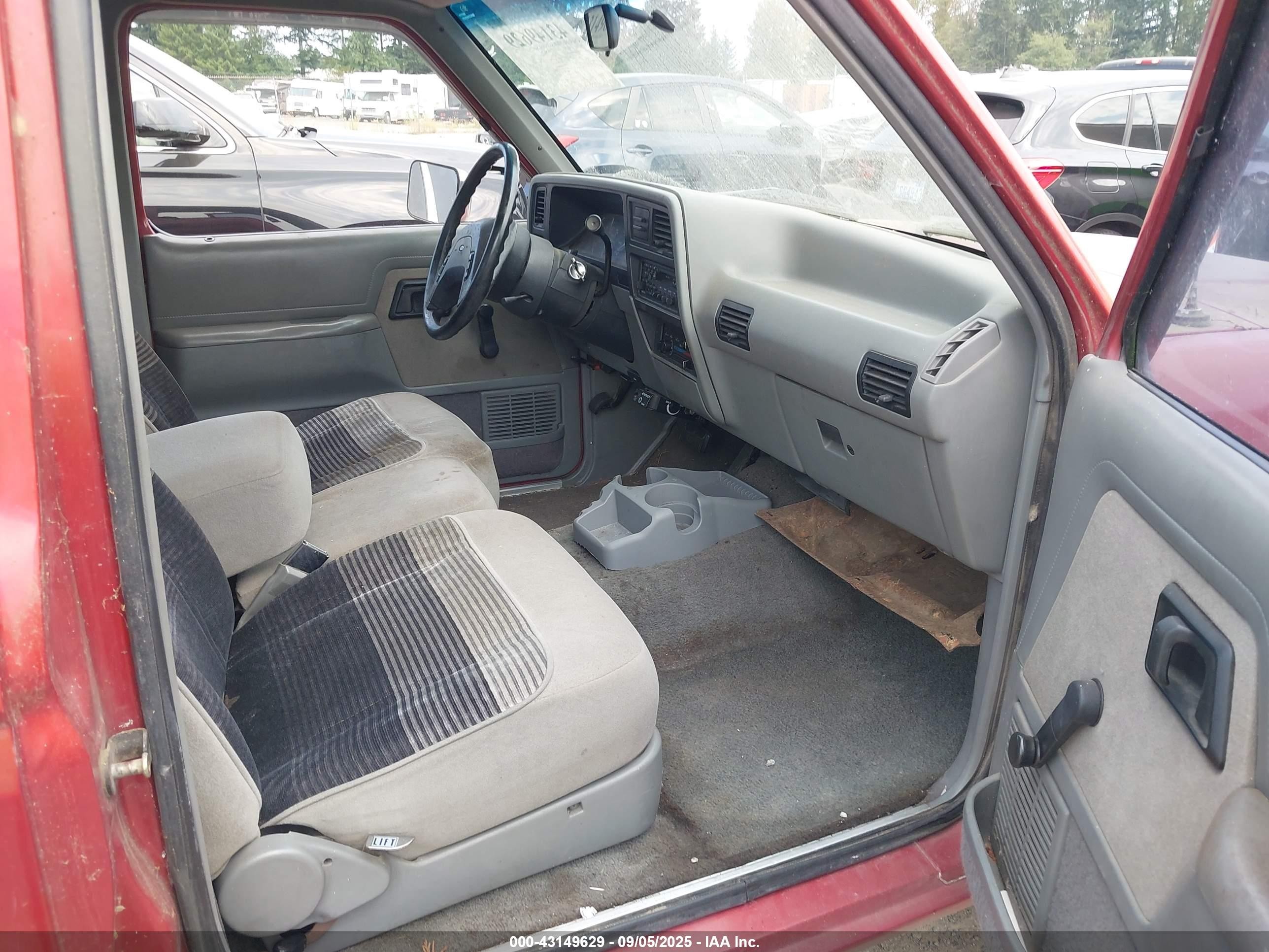 1991 Ford Ranger Super Cab Красный vin: 1FTCR15X2MPA66836