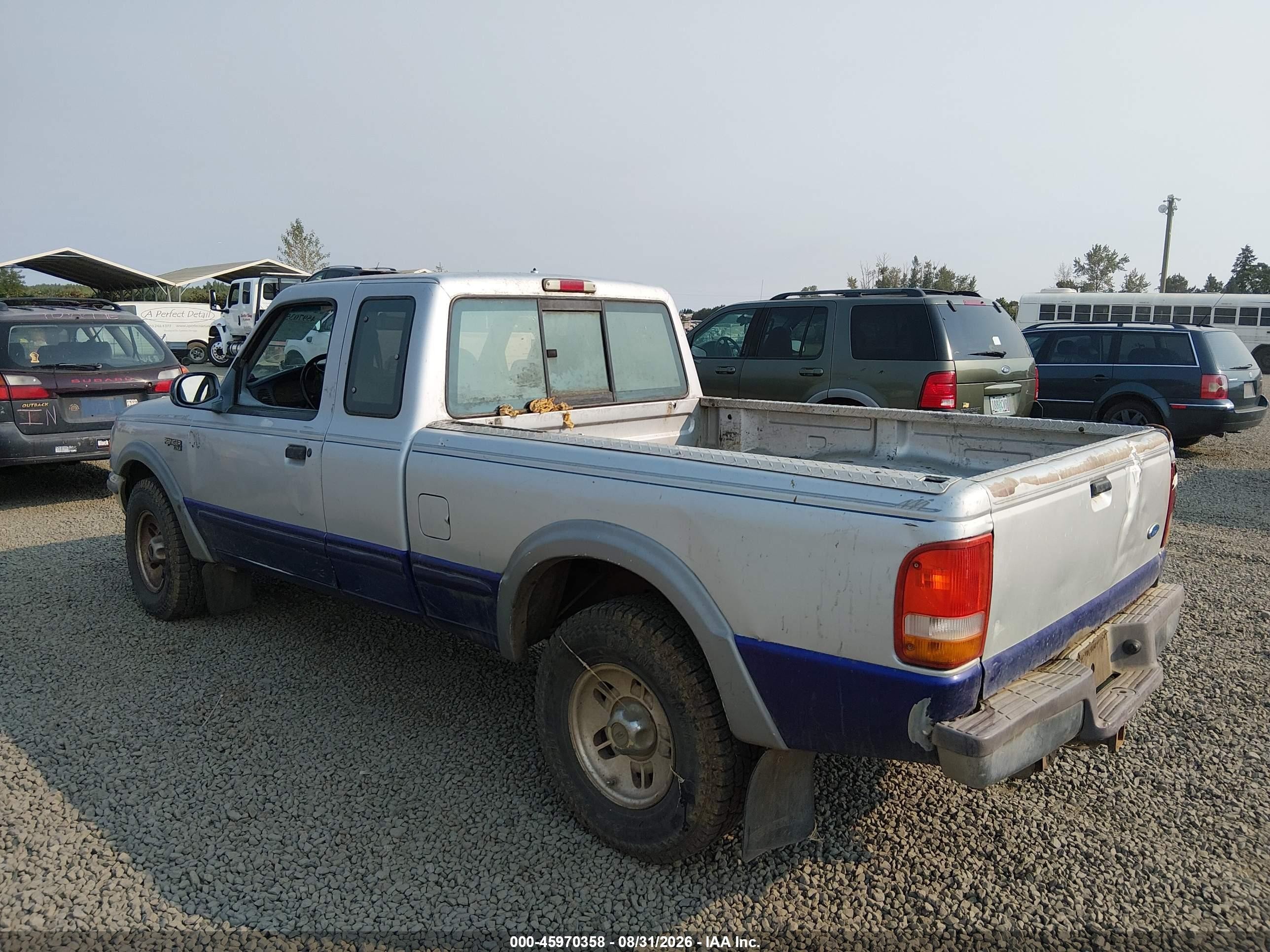 1996 Ford Ranger Super Cab Silver vin: 1FTCR15X2TPB19355