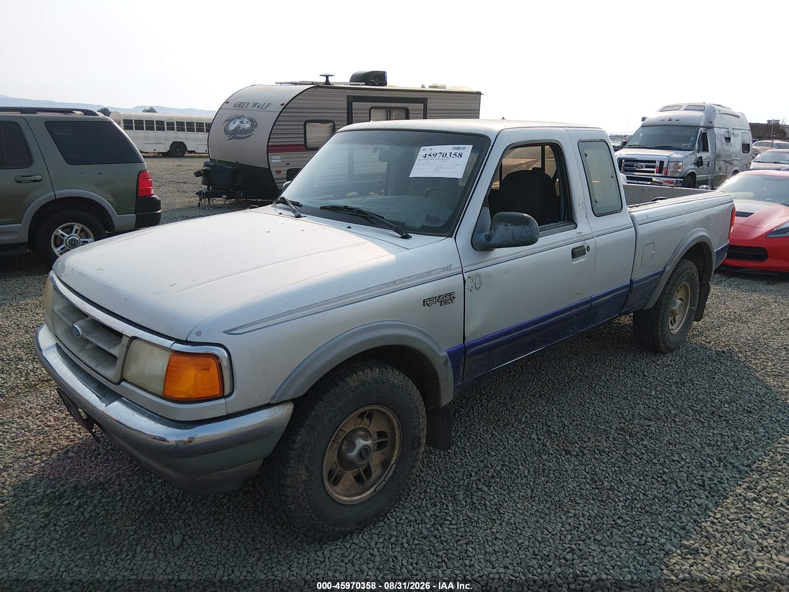 1996 Ford Ranger Super Cab Silver vin: 1FTCR15X2TPB19355