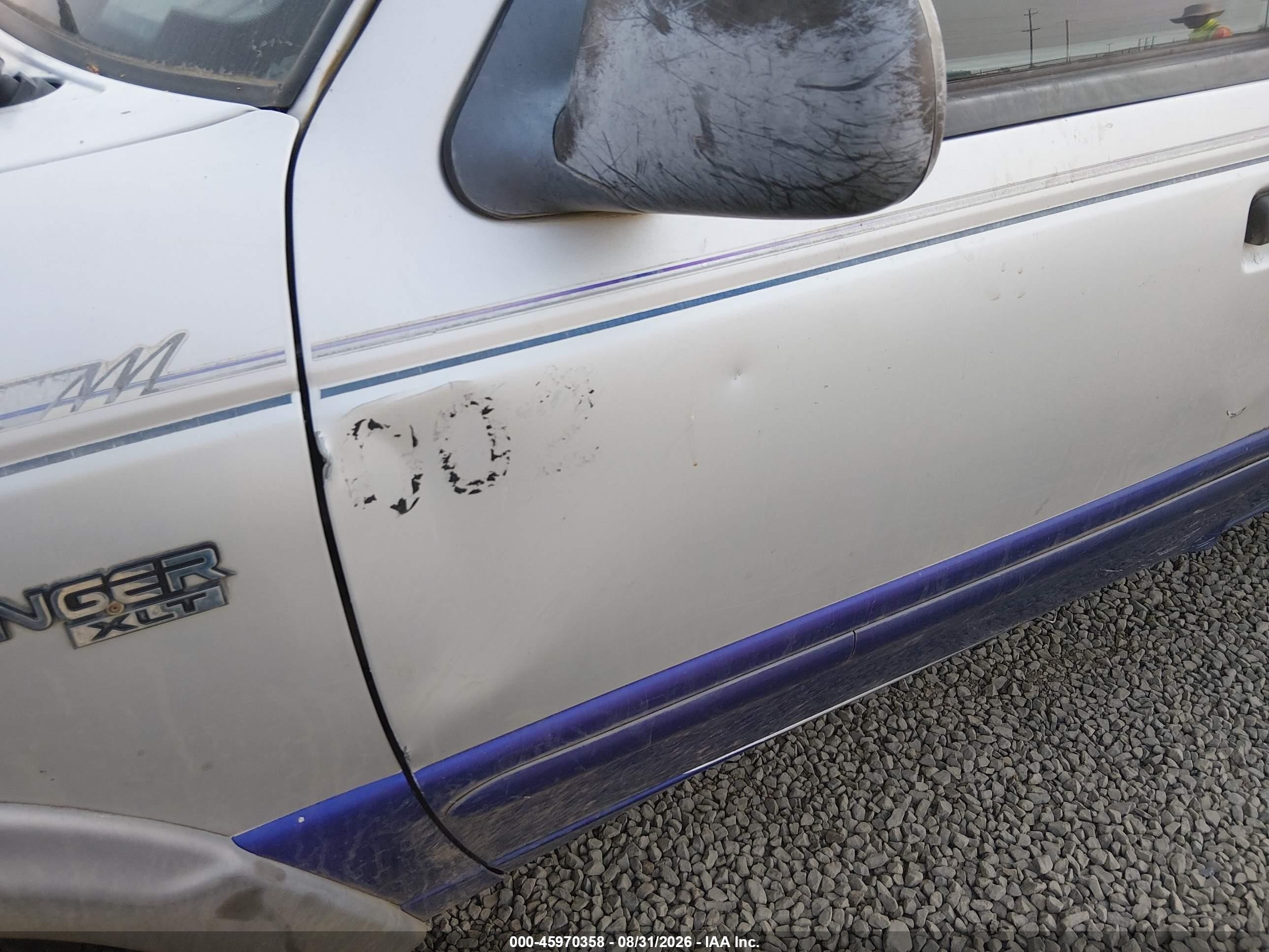 1996 Ford Ranger Super Cab Silver vin: 1FTCR15X2TPB19355