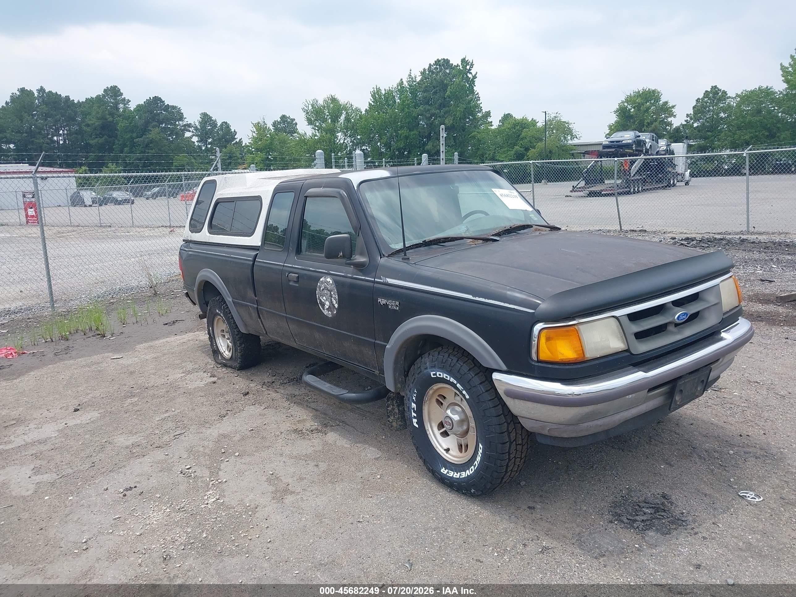 1996 Ford Ranger Super Cab Black vin: 1FTCR15X2TTA34524