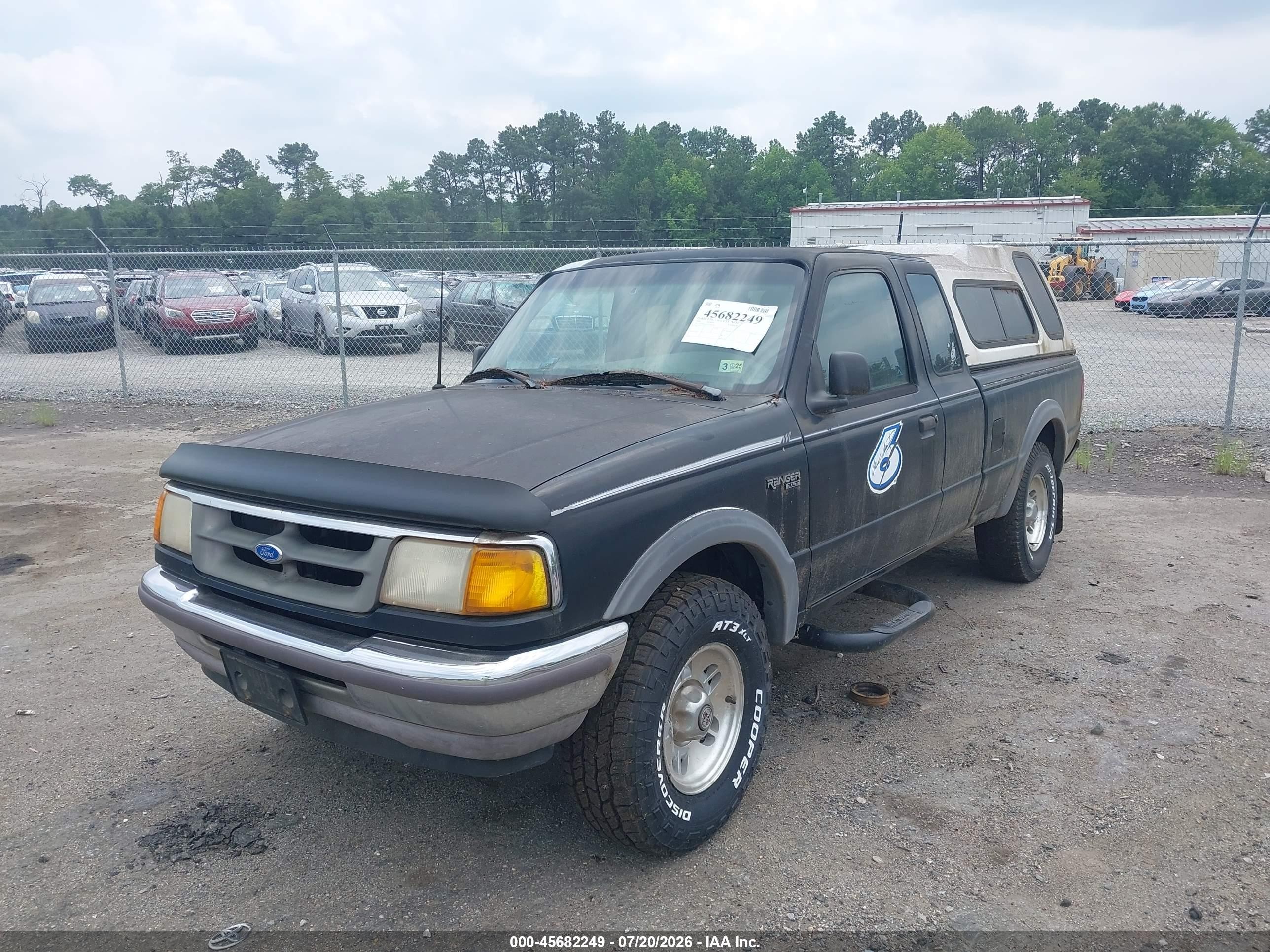 1996 Ford Ranger Super Cab Black vin: 1FTCR15X2TTA34524