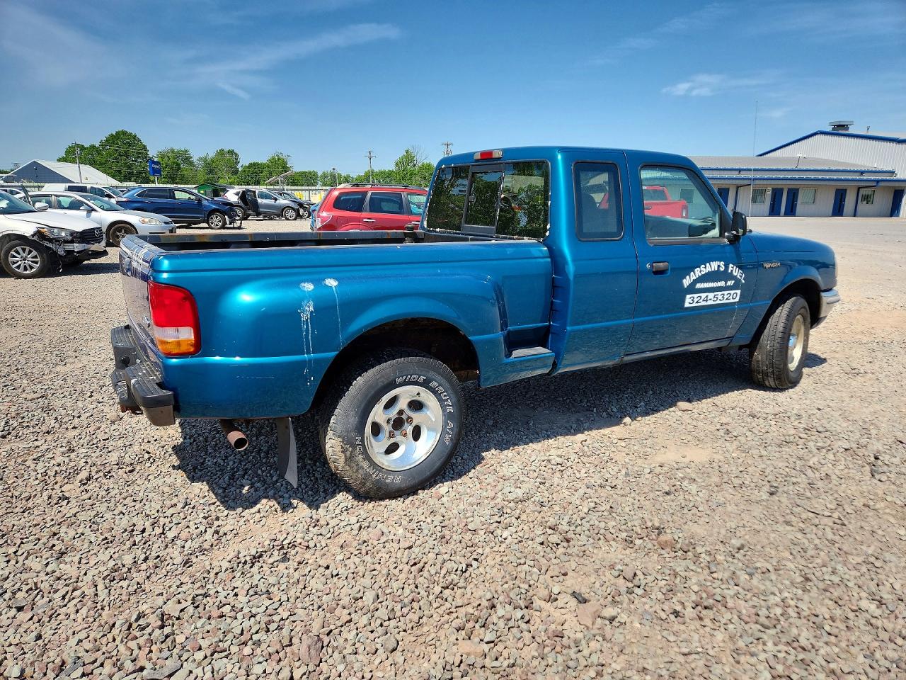 1997 Ford Ranger Super Cab Blue vin: 1FTCR15X2VTA86707