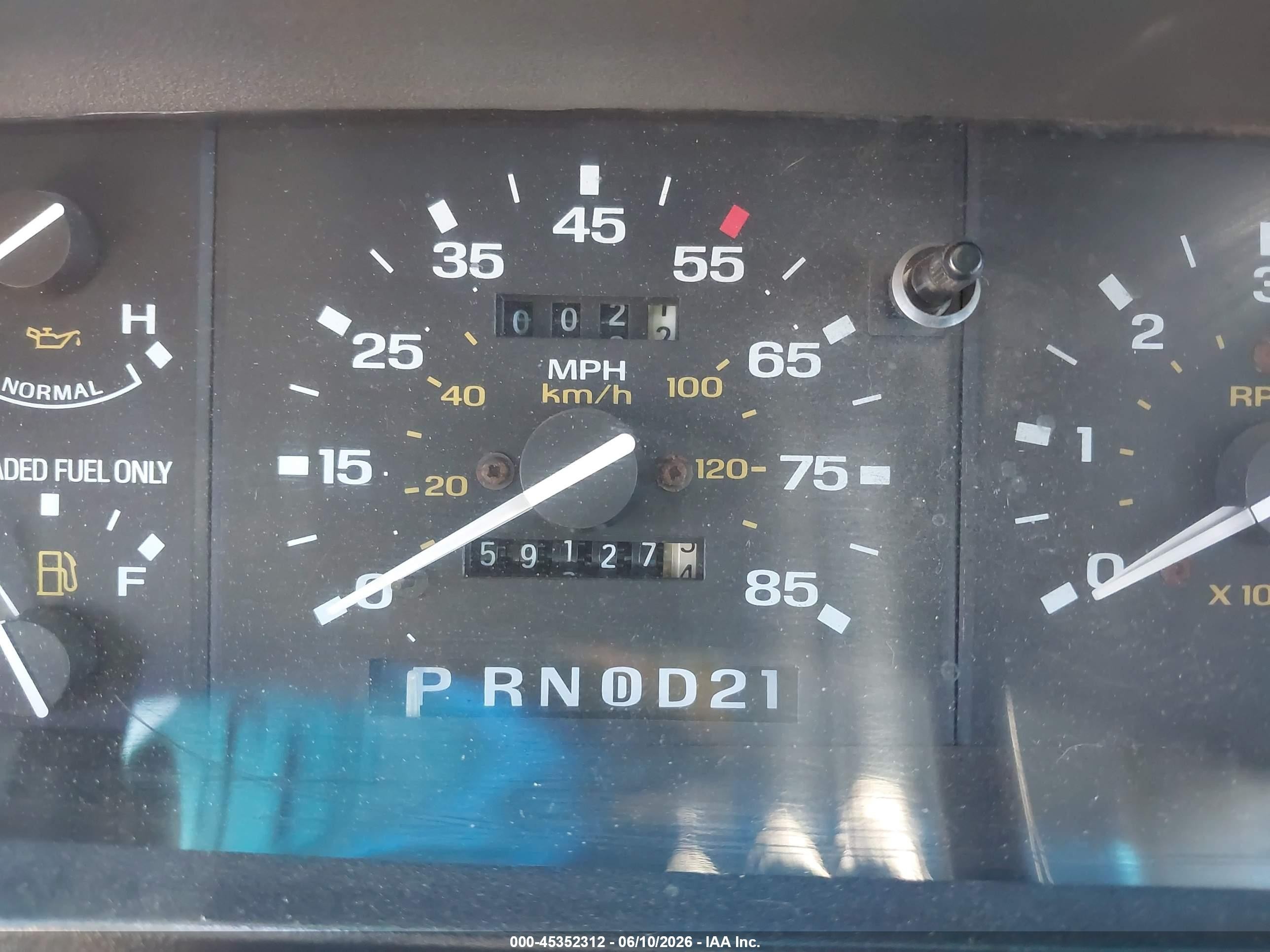 1992 Ford Ranger Super Cab Blue vin: 1FTCR15X3NPB02325