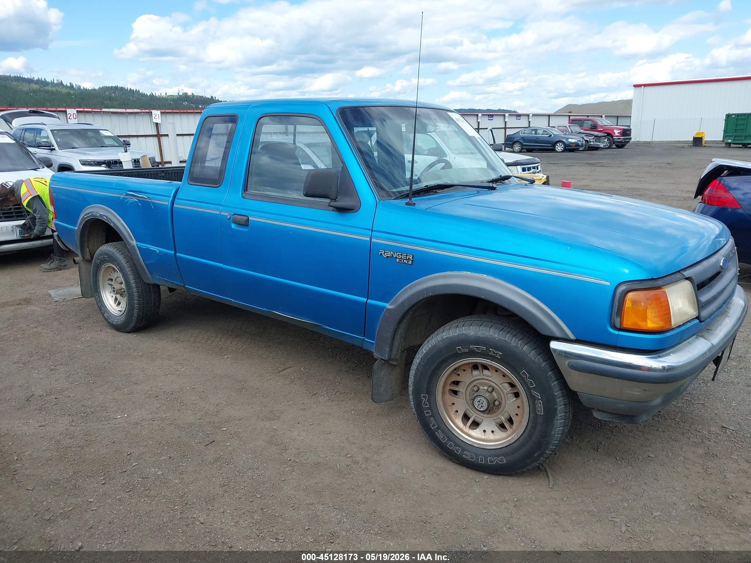 1993 Ford Ranger Super Cab Blue vin: 1FTCR15X3PPA70818