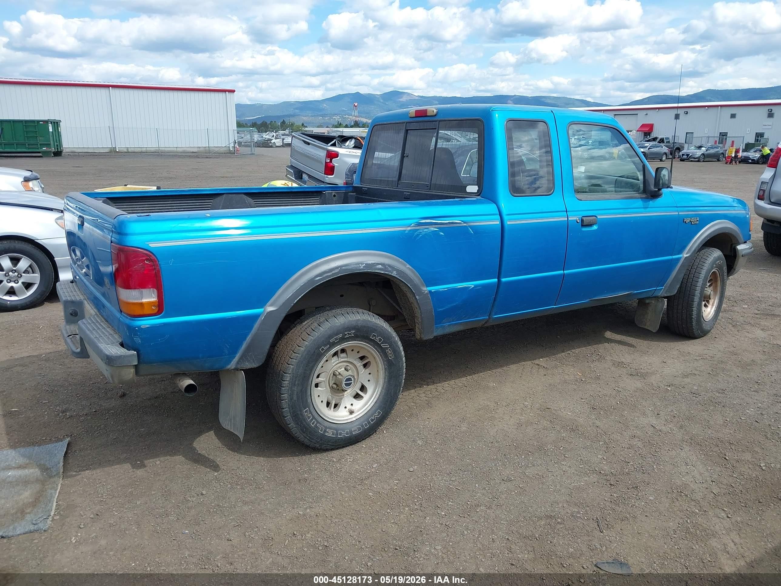 1993 Ford Ranger Super Cab Blue vin: 1FTCR15X3PPA70818