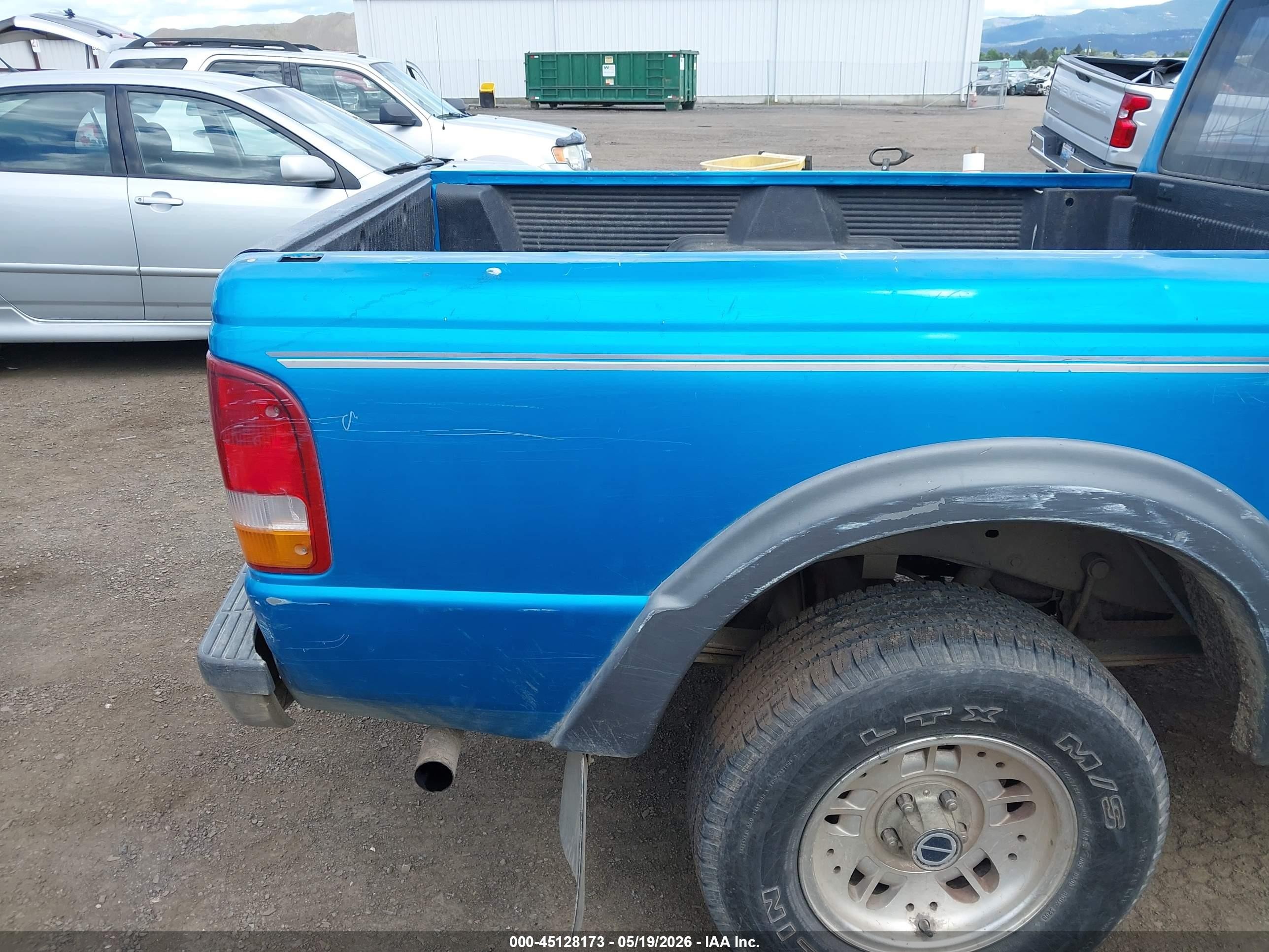 1993 Ford Ranger Super Cab Blue vin: 1FTCR15X3PPA70818