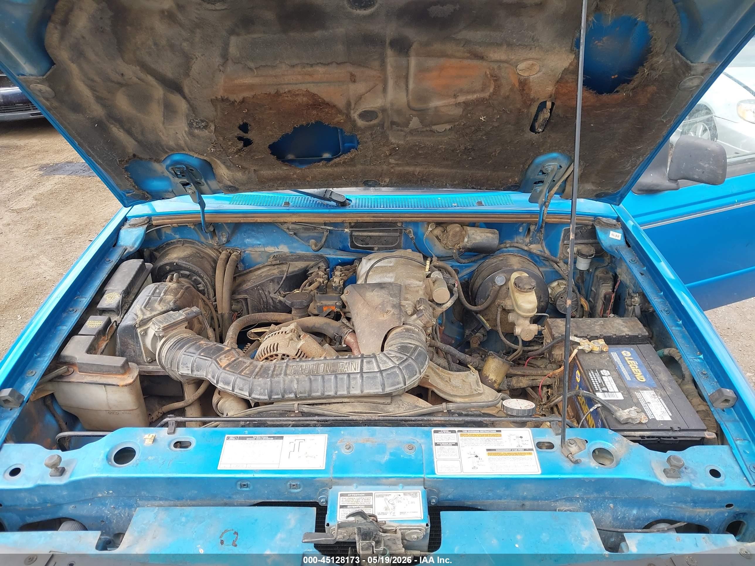 1993 Ford Ranger Super Cab Blue vin: 1FTCR15X3PPA70818