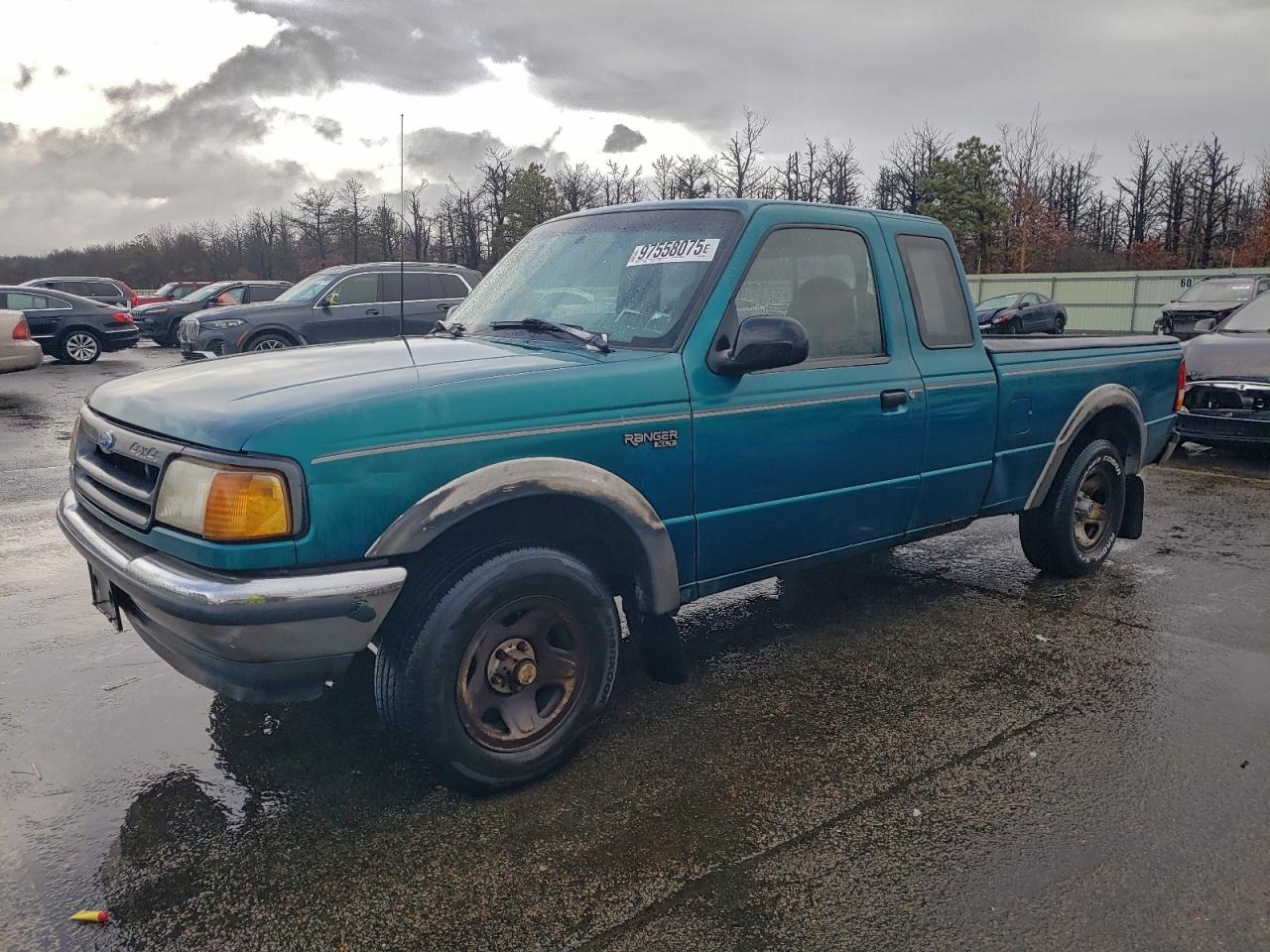 1993 Ford Ranger Super Cab Teal vin: 1FTCR15X4PTA69605