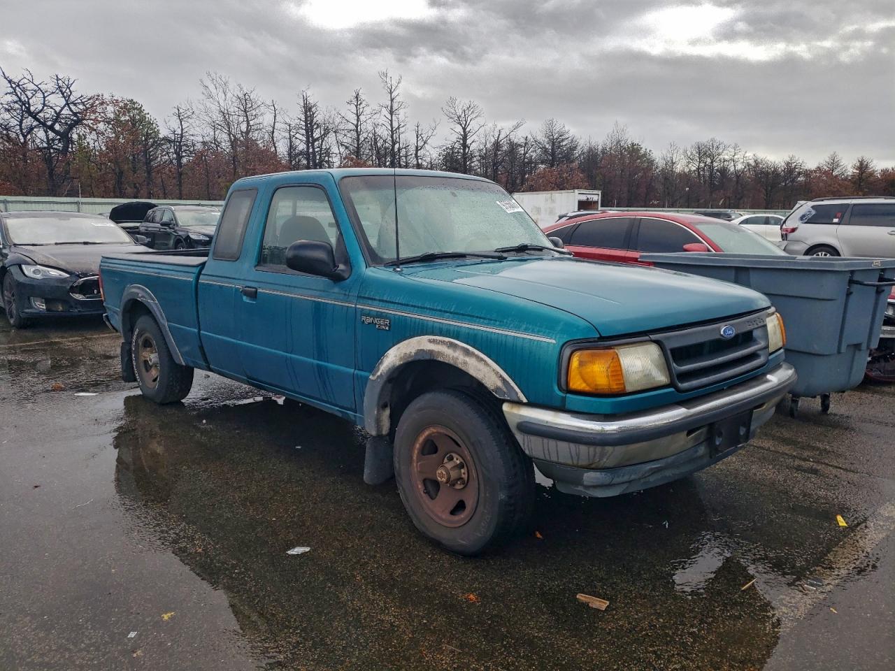 1993 Ford Ranger Super Cab Teal vin: 1FTCR15X4PTA69605