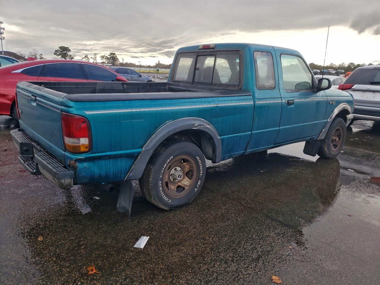 1993 Ford Ranger Super Cab Teal vin: 1FTCR15X4PTA69605