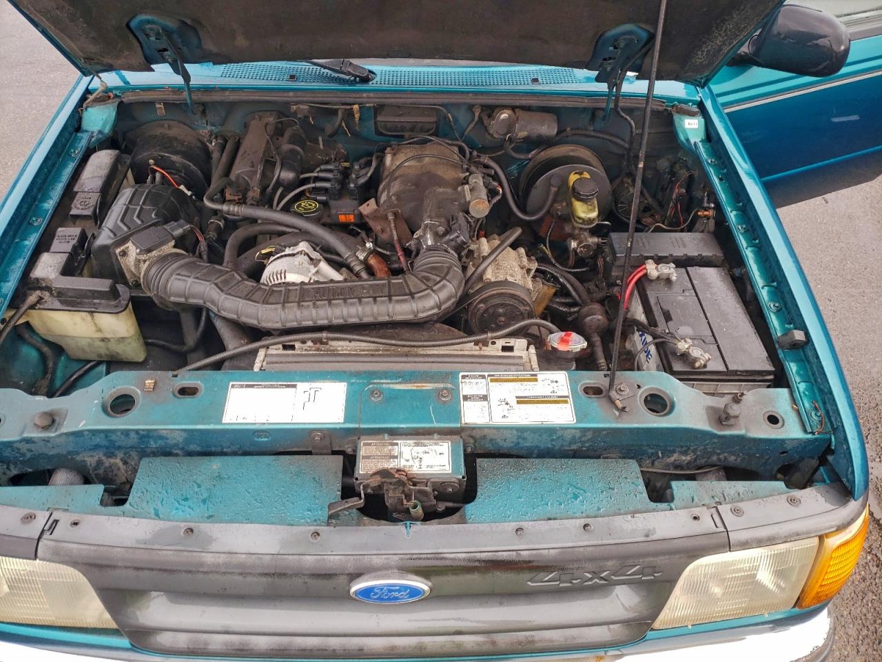1993 Ford Ranger Super Cab Teal vin: 1FTCR15X4PTA69605