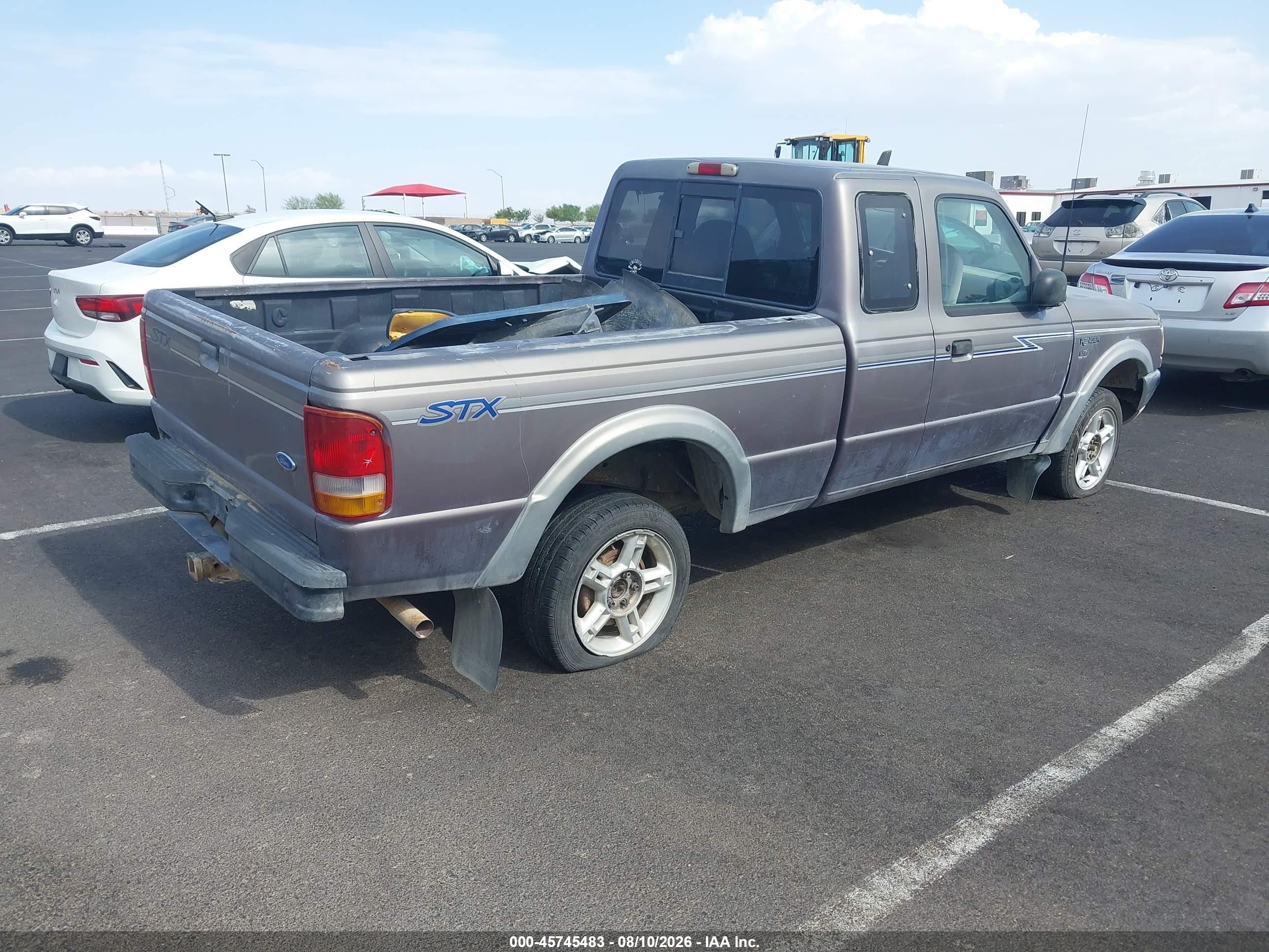 1995 Ford Ranger Super Cab Серый vin: 1FTCR15X4SPA15710