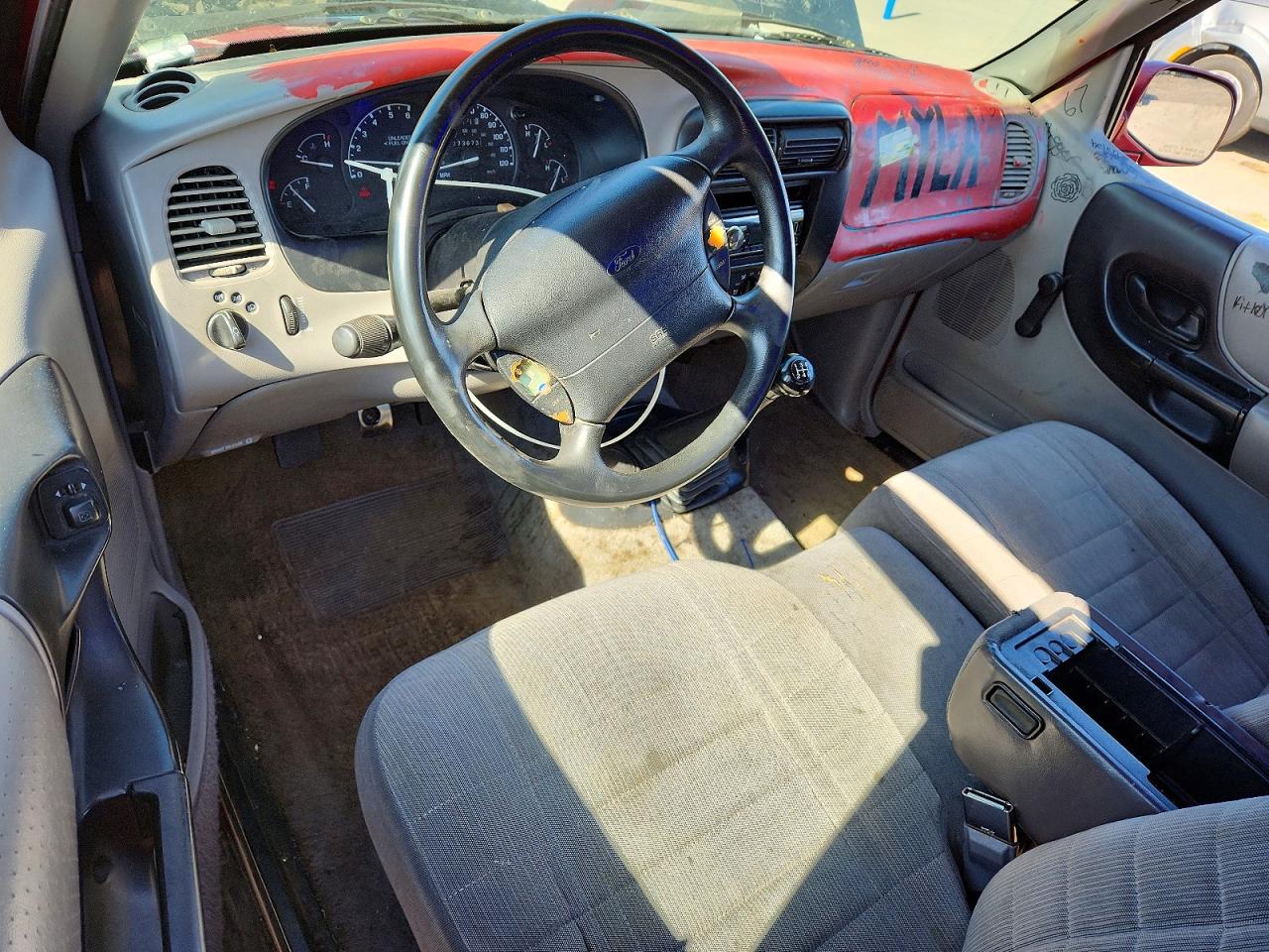 1996 Ford Ranger Super Cab Red vin: 1FTCR15X4TPA93051