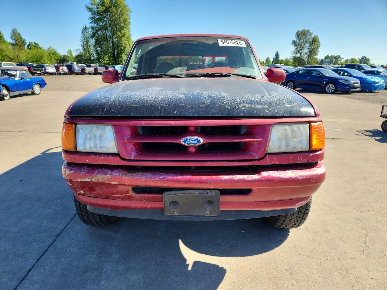 1996 Ford Ranger Super Cab Red vin: 1FTCR15X4TPA93051
