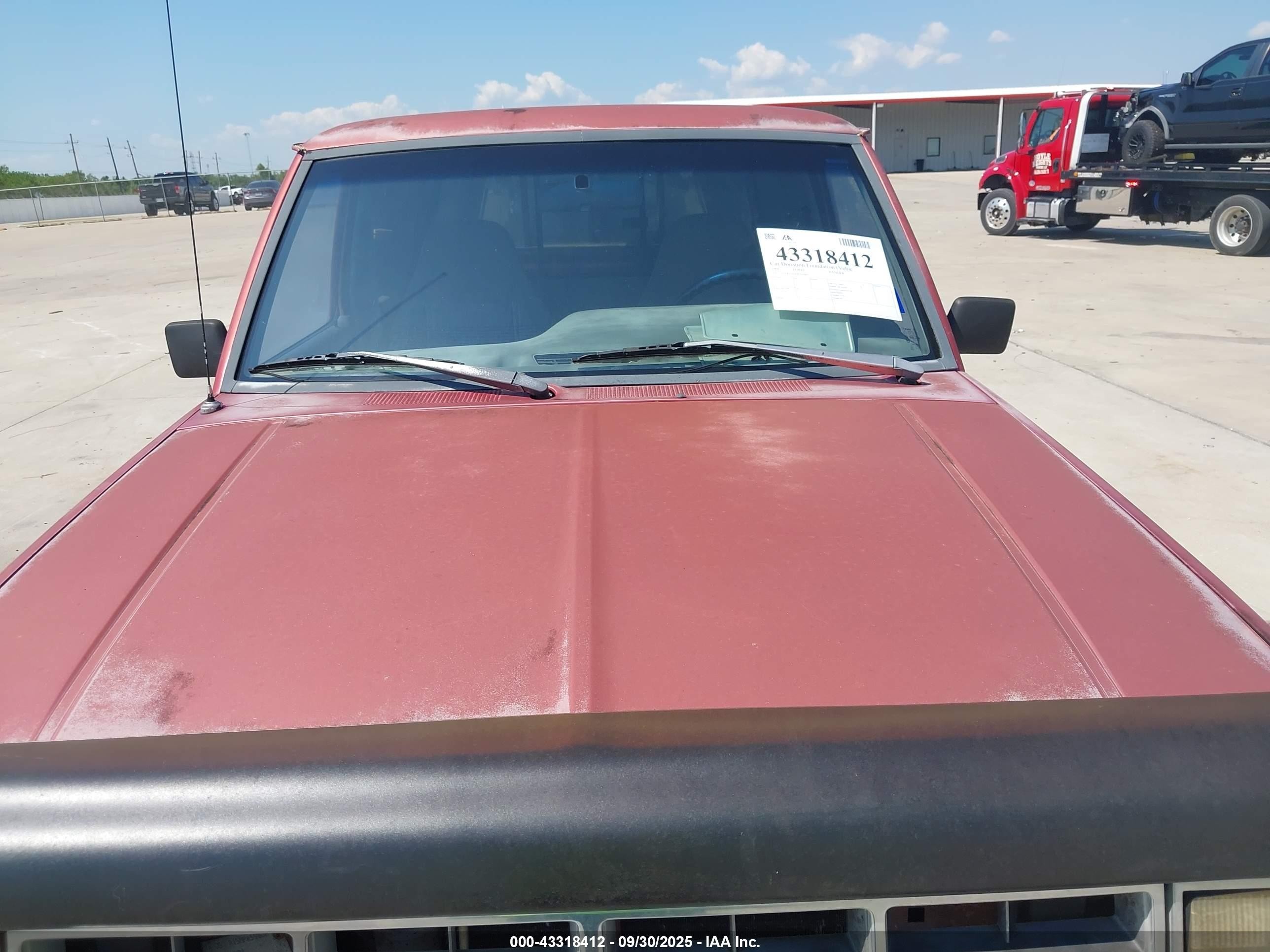 1991 Ford Ranger Super Cab Red vin: 1FTCR15X5MPA59802