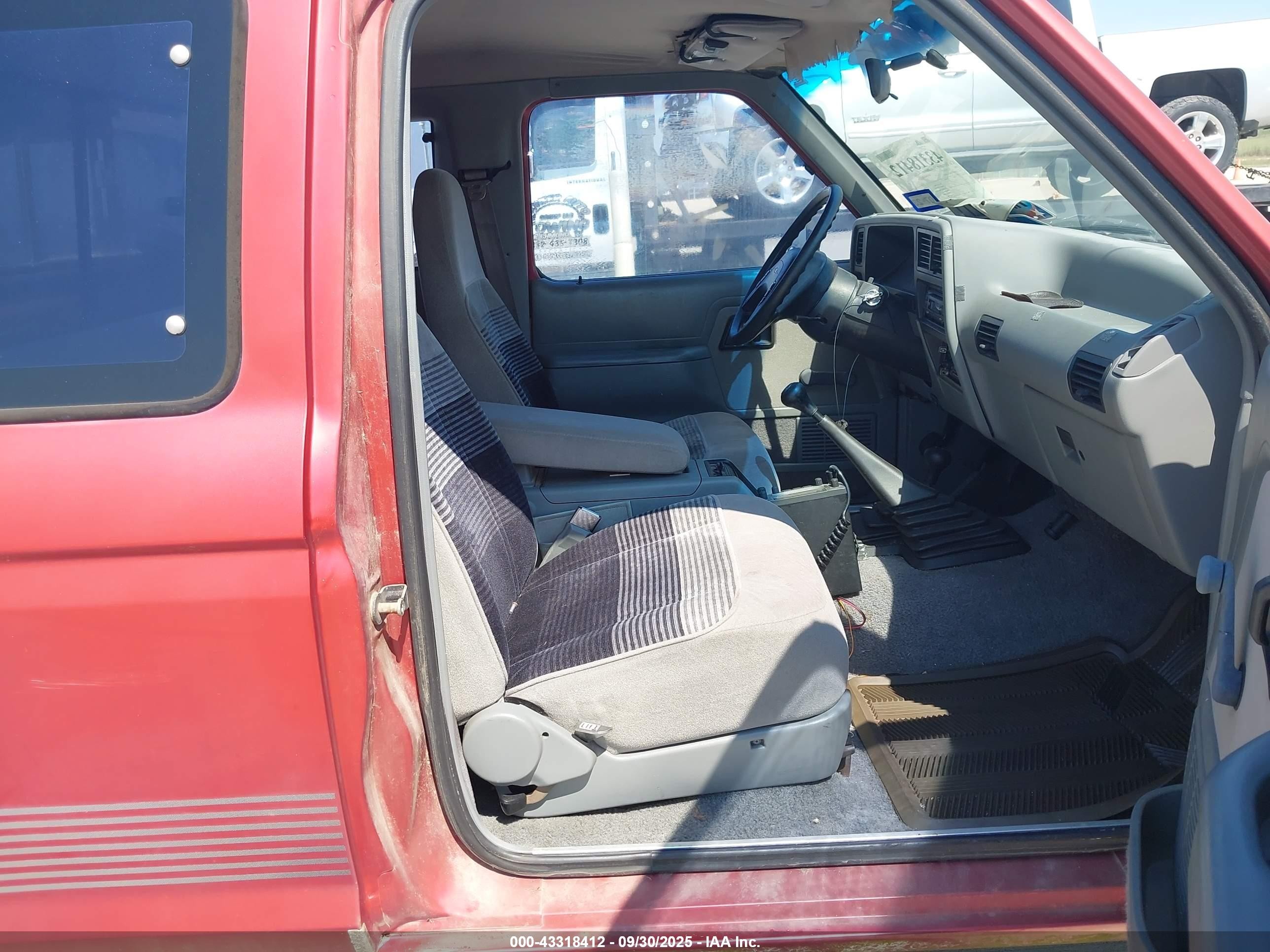 1991 Ford Ranger Super Cab Red vin: 1FTCR15X5MPA59802