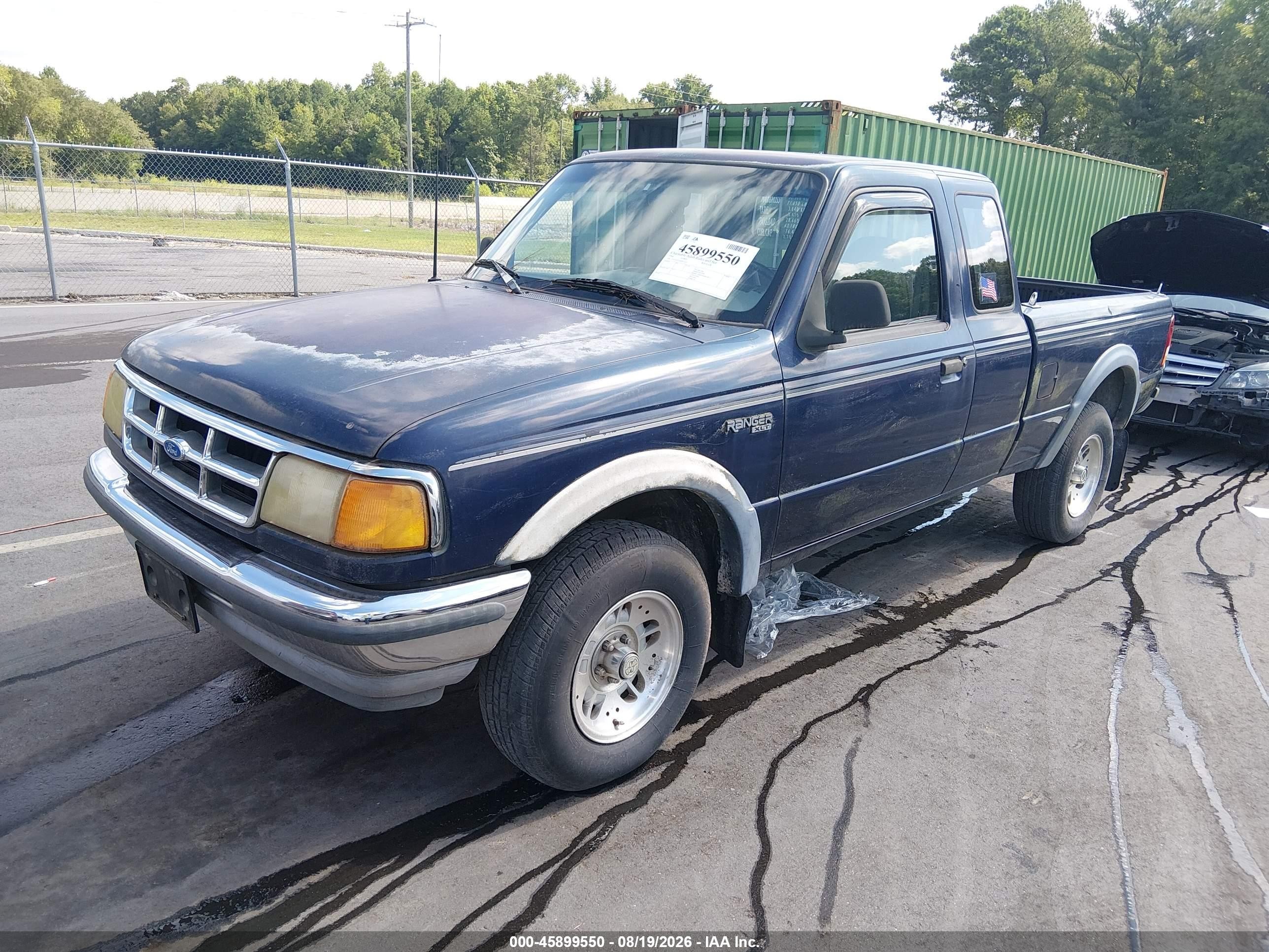 1994 Ford Ranger Super Cab Blue vin: 1FTCR15X5RPB14532