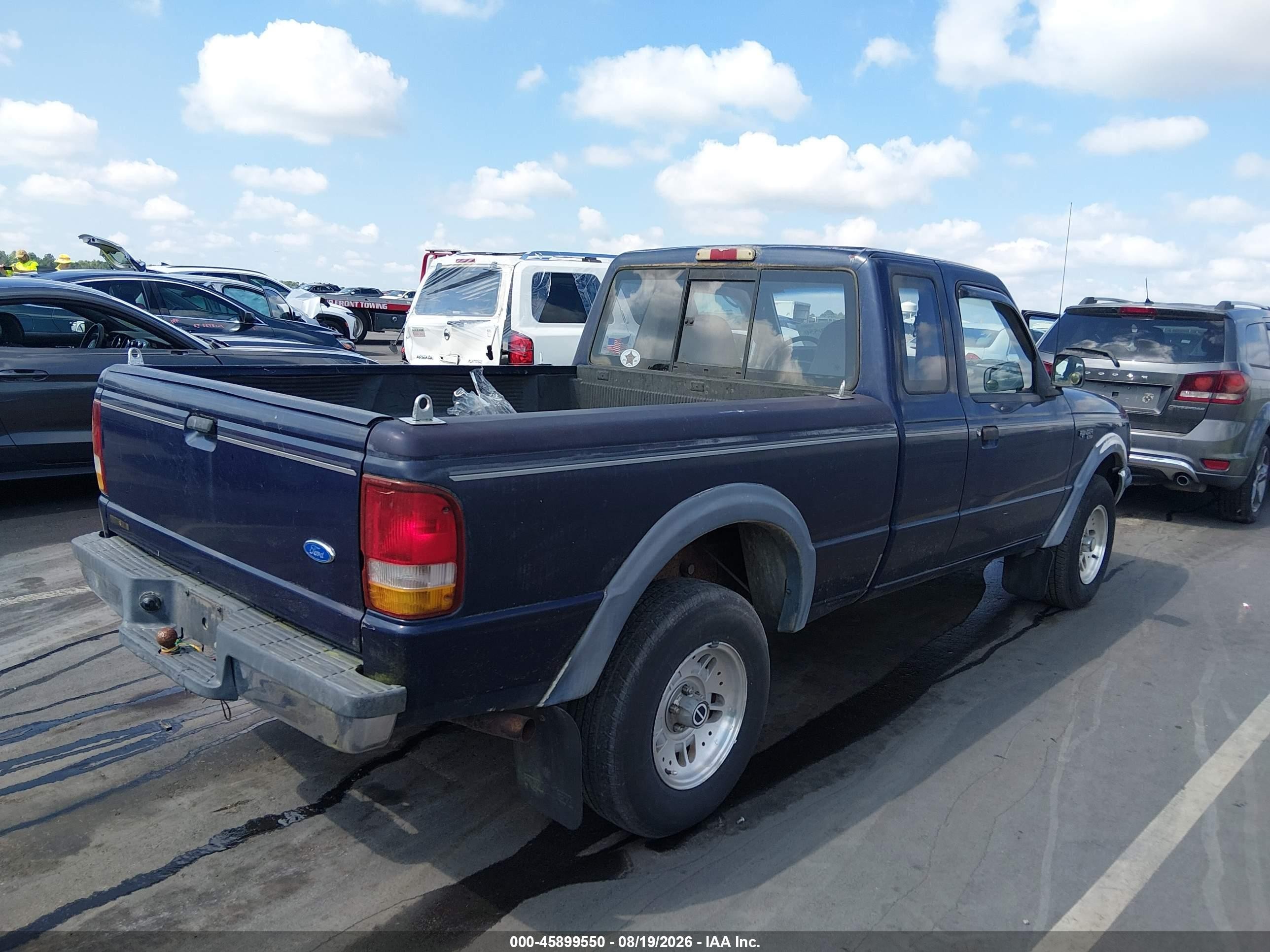 1994 Ford Ranger Super Cab Blue vin: 1FTCR15X5RPB14532
