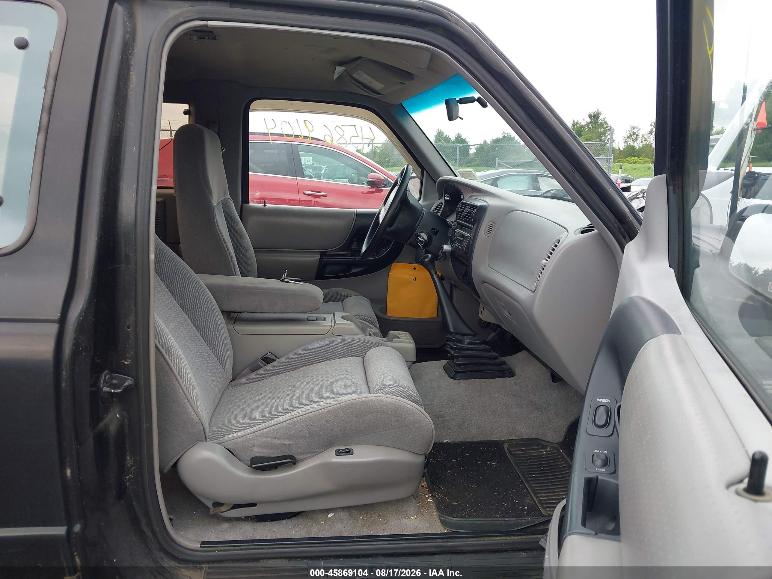 1996 Ford Ranger Super Cab Black vin: 1FTCR15X5TPA07665