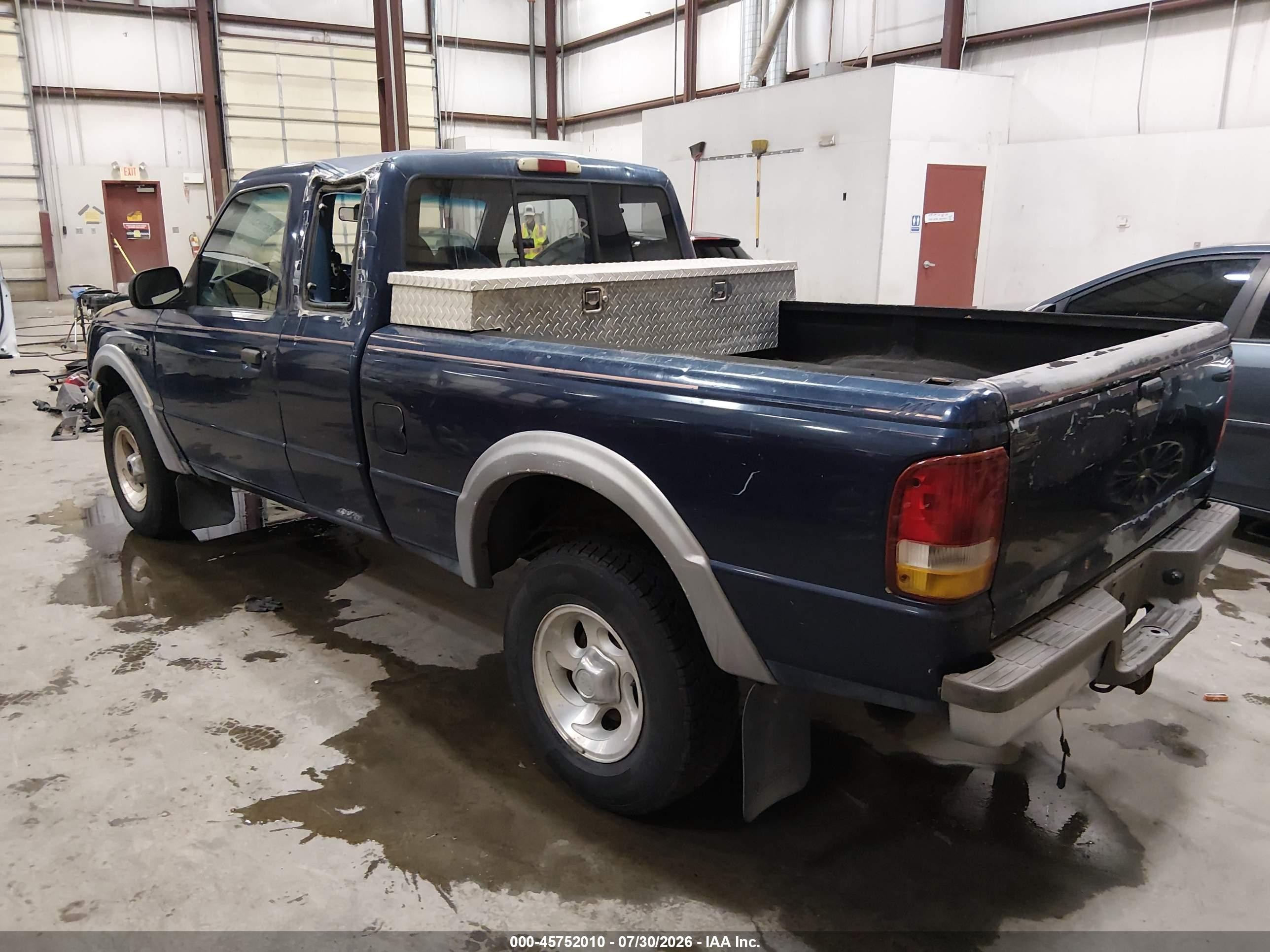 1995 Ford Ranger Super Cab Blue vin: 1FTCR15X6SPA31780