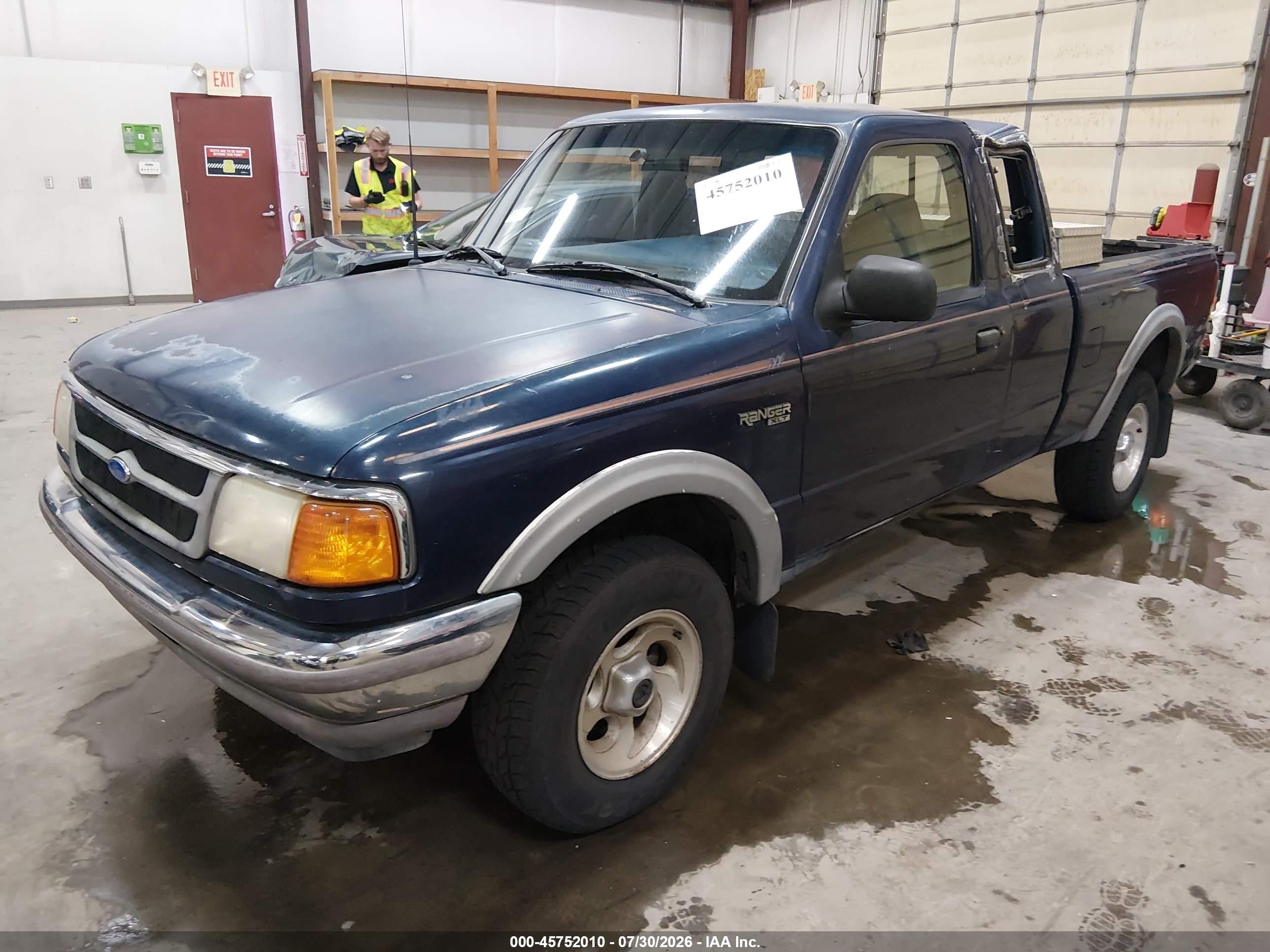 1995 Ford Ranger Super Cab Blue vin: 1FTCR15X6SPA31780