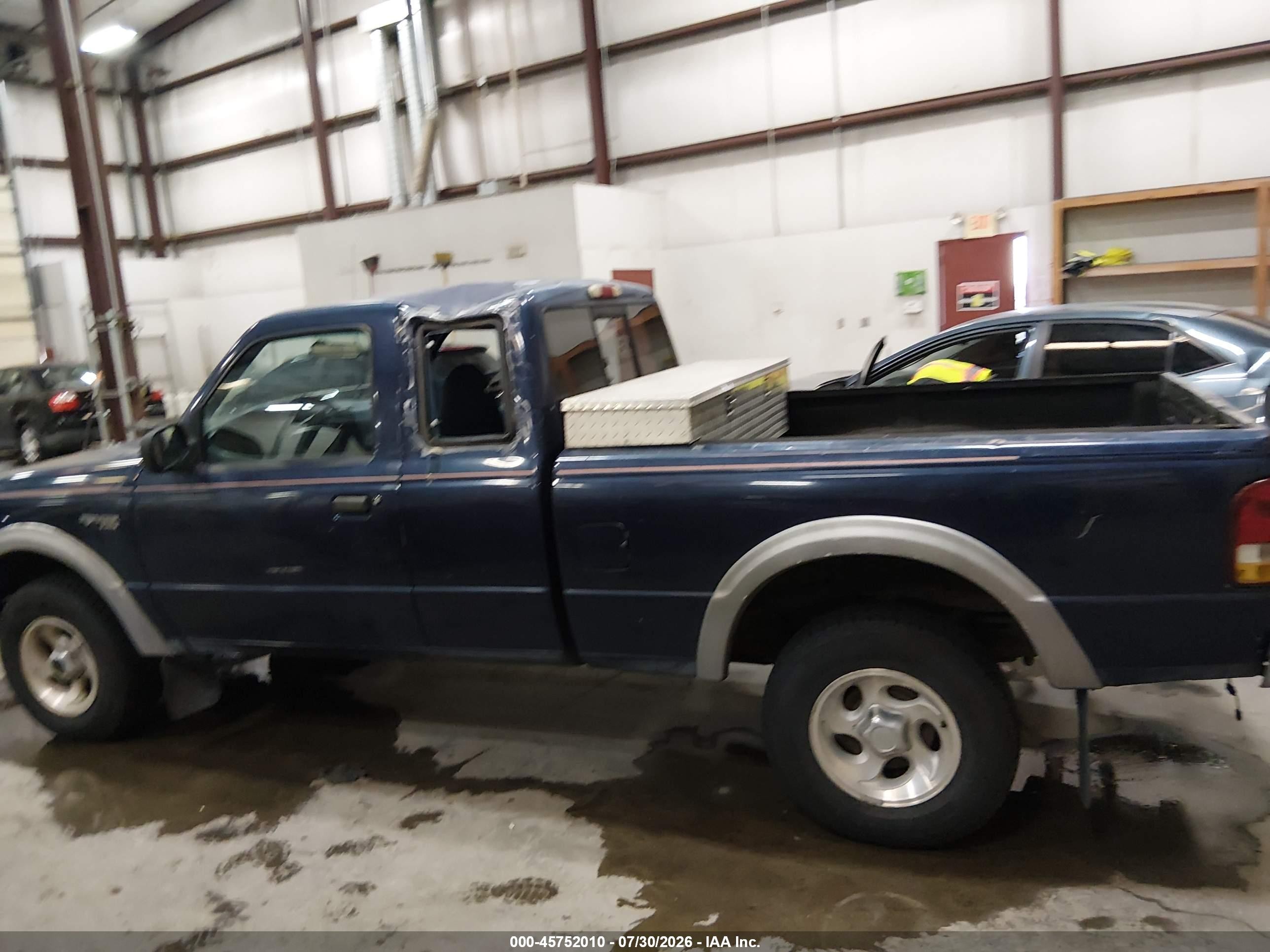 1995 Ford Ranger Super Cab Blue vin: 1FTCR15X6SPA31780