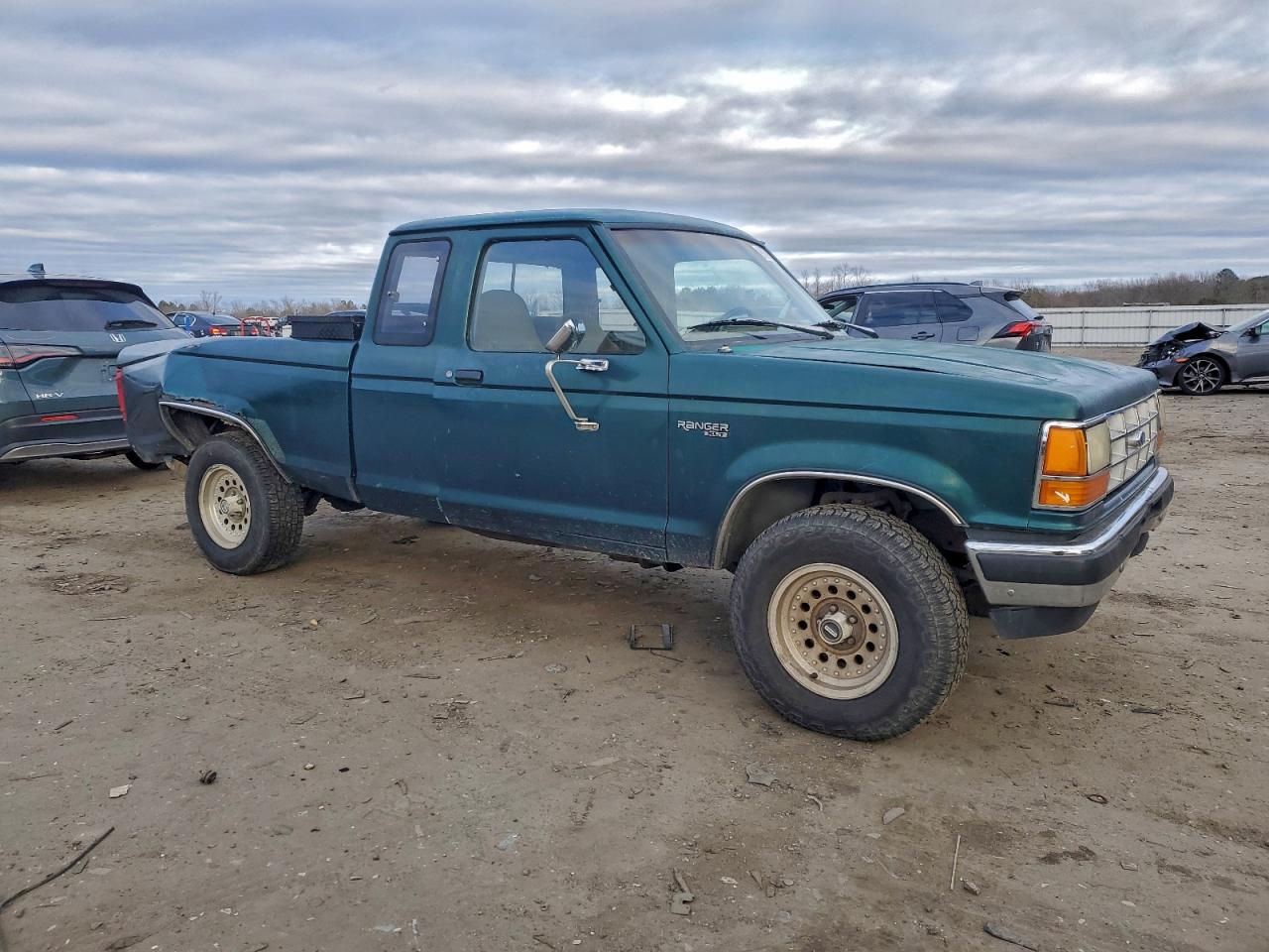 1991 Ford Ranger Super Cab Green vin: 1FTCR15X7MPA59882