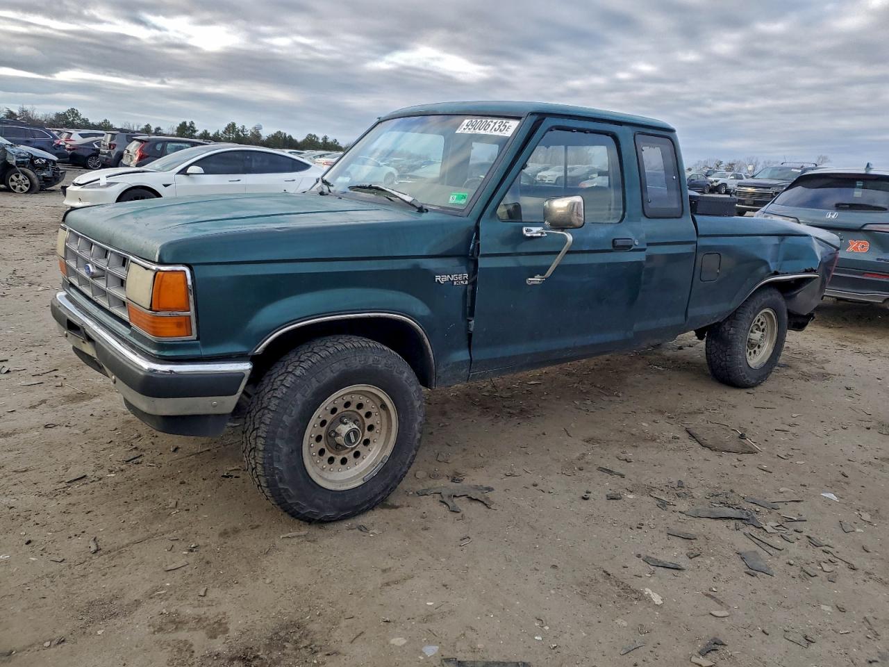 1991 Ford Ranger Super Cab Green vin: 1FTCR15X7MPA59882