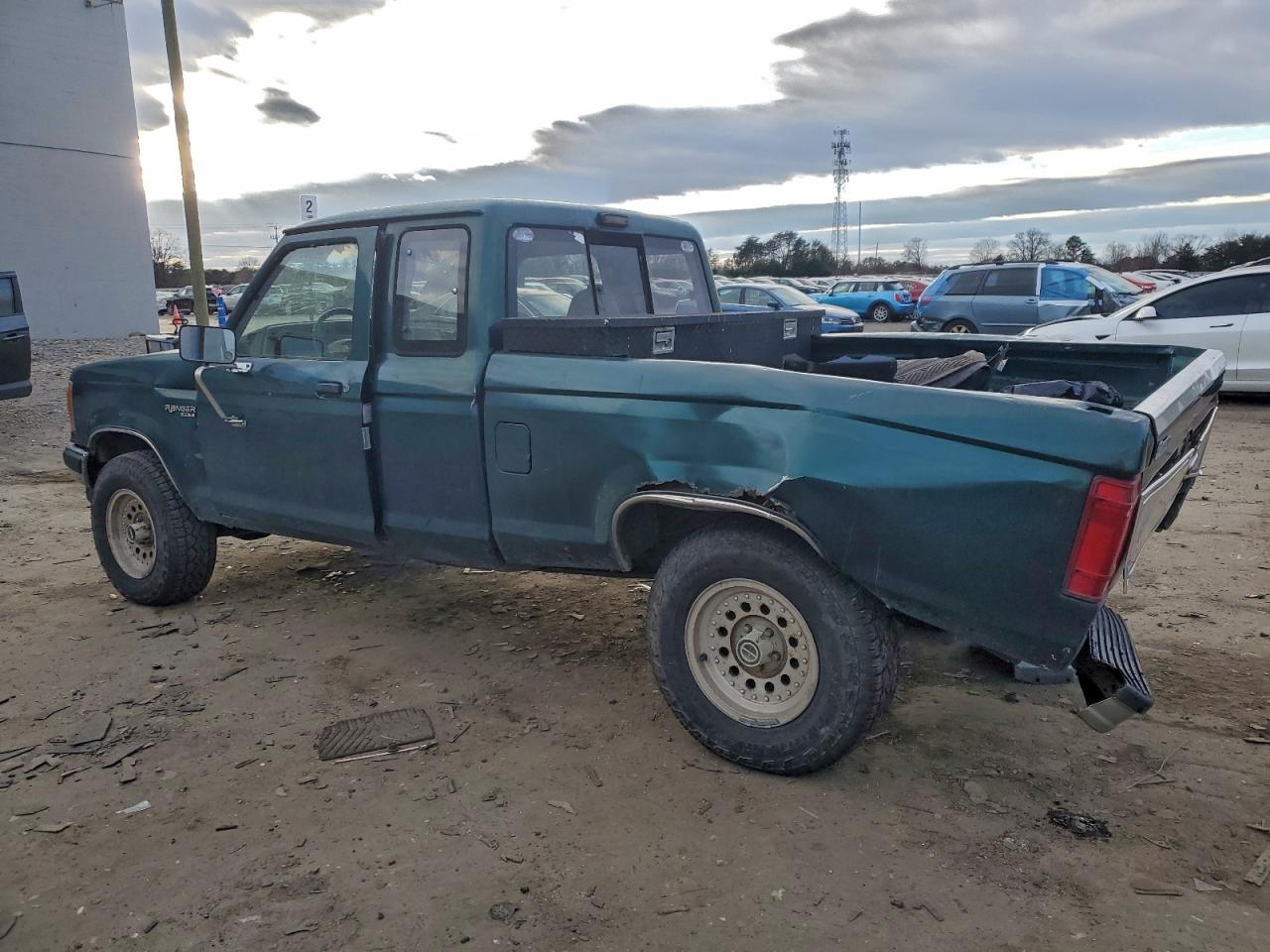 1991 Ford Ranger Super Cab Green vin: 1FTCR15X7MPA59882