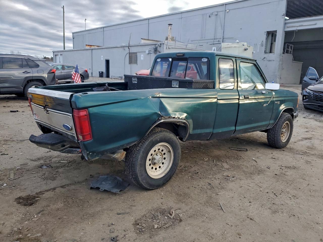 1991 Ford Ranger Super Cab Green vin: 1FTCR15X7MPA59882