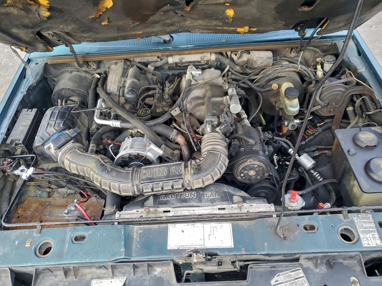 1991 Ford Ranger Super Cab Green vin: 1FTCR15X7MPA59882