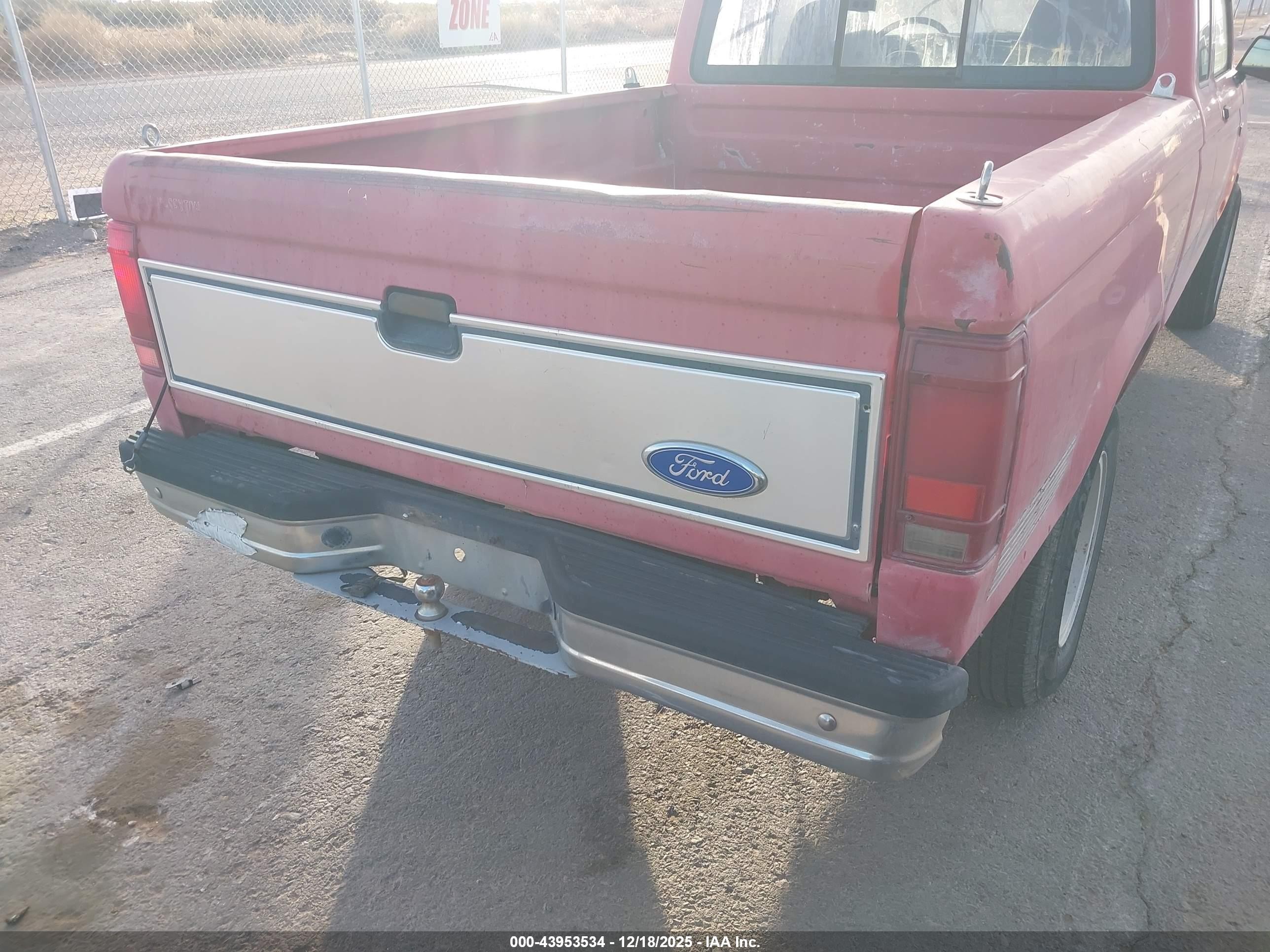 1991 Ford Ranger Super Cab Красный vin: 1FTCR15X7MTA06039