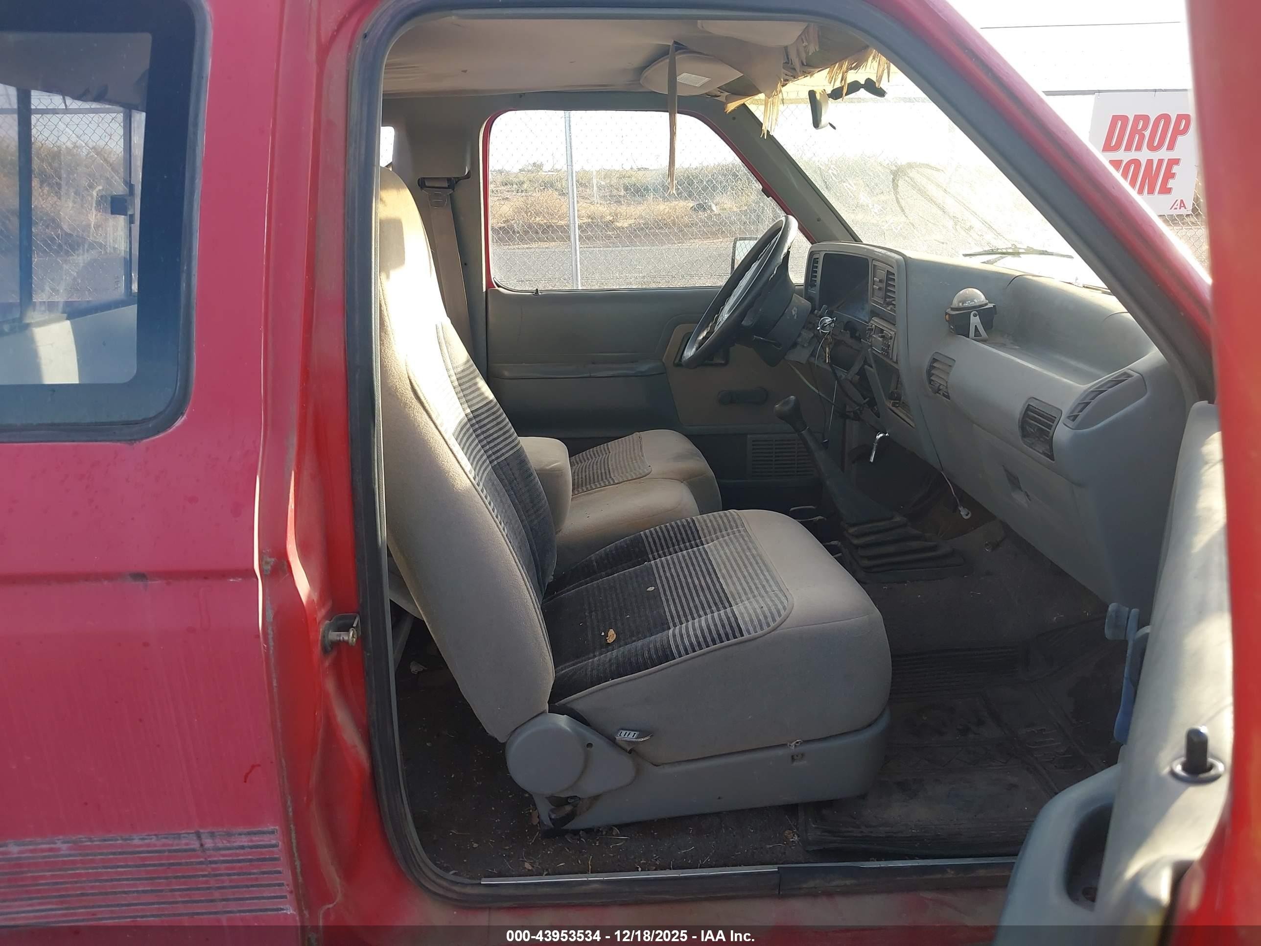 1991 Ford Ranger Super Cab Красный vin: 1FTCR15X7MTA06039