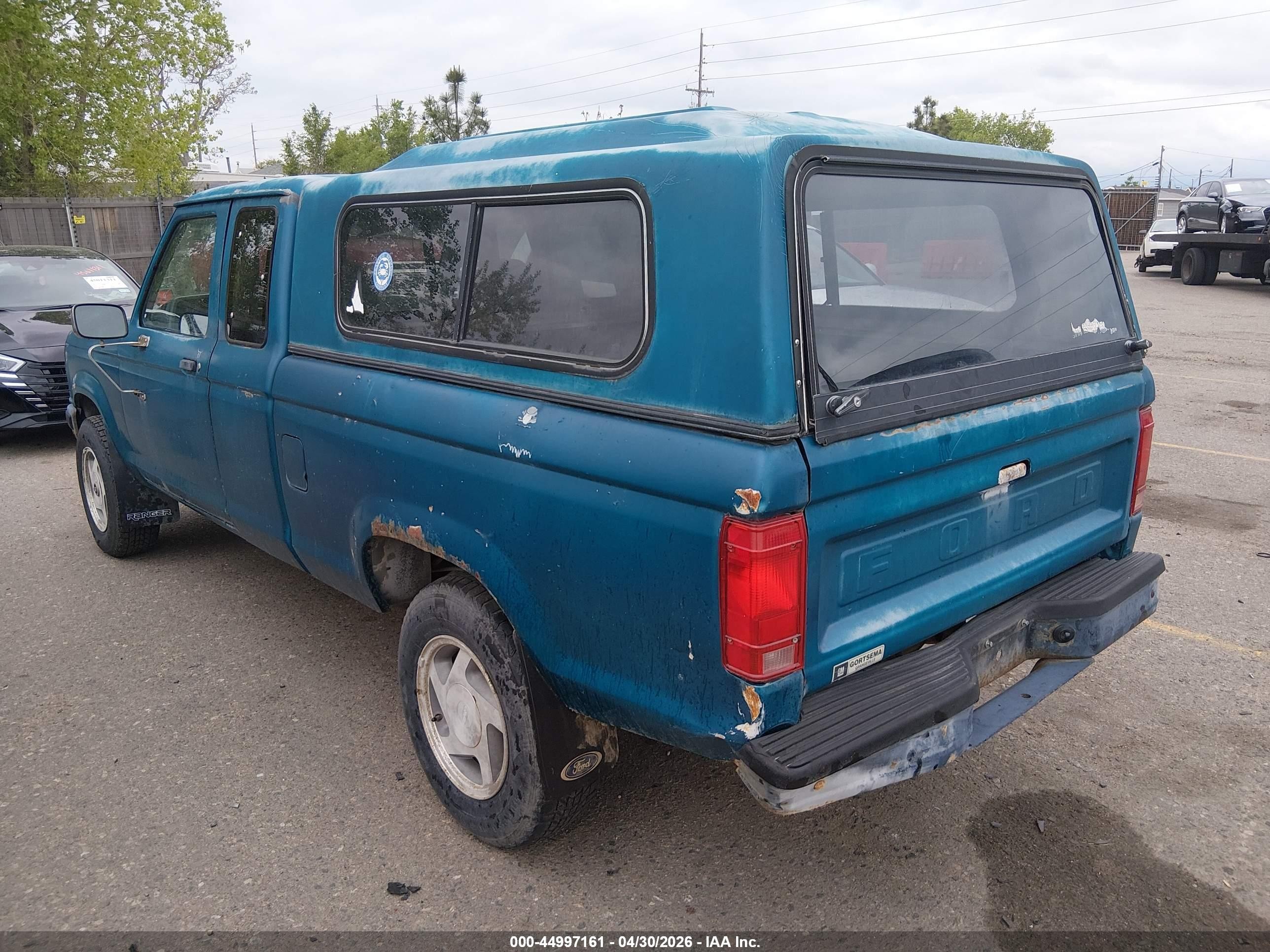 1992 Ford Ranger Super Cab Синий vin: 1FTCR15X7NPA95136