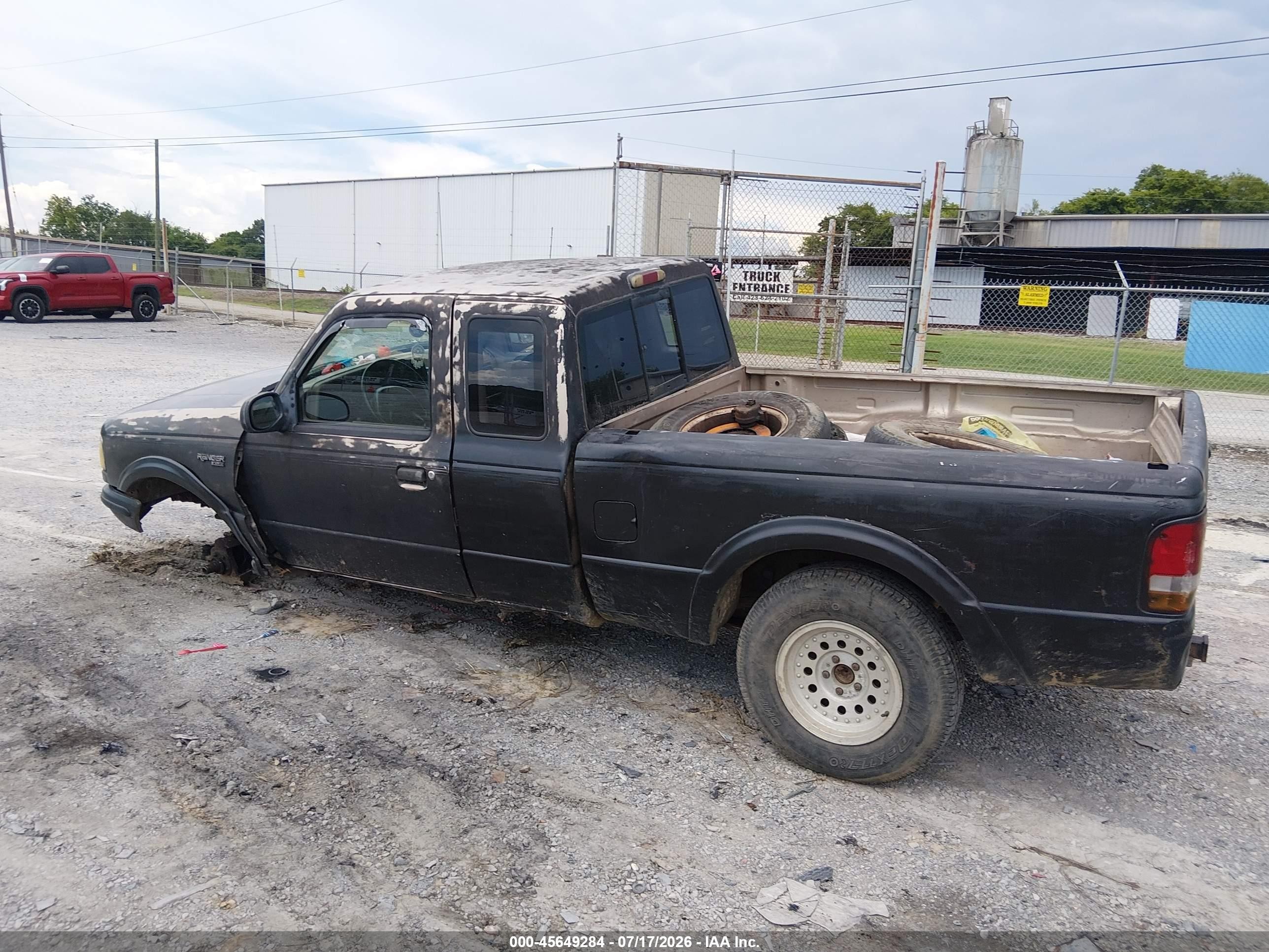 1993 Ford Ranger Super Cab Black vin: 1FTCR15X7PTA64415