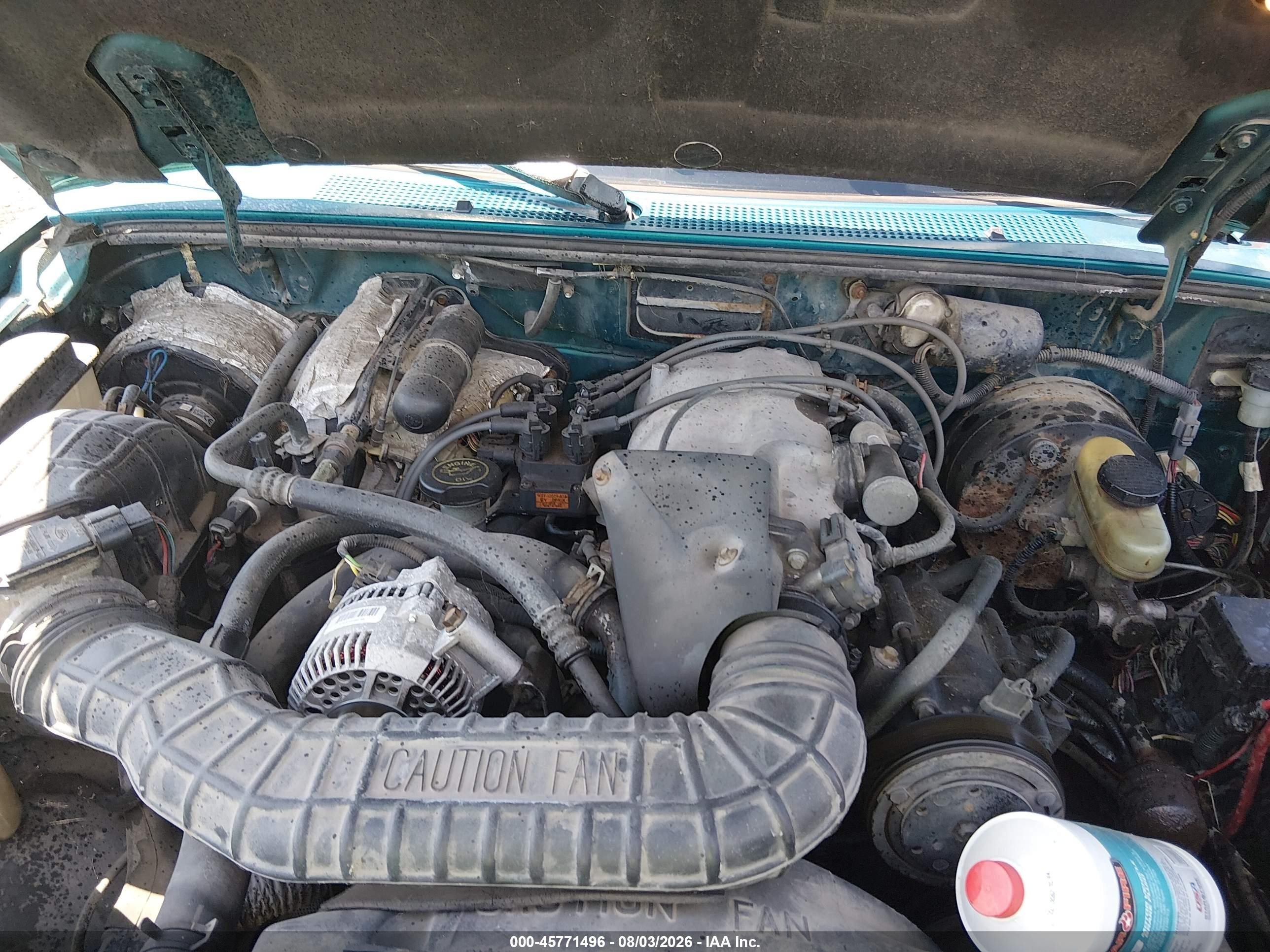 1994 Ford Ranger Super Cab Light Blue vin: 1FTCR15X7RTA33507