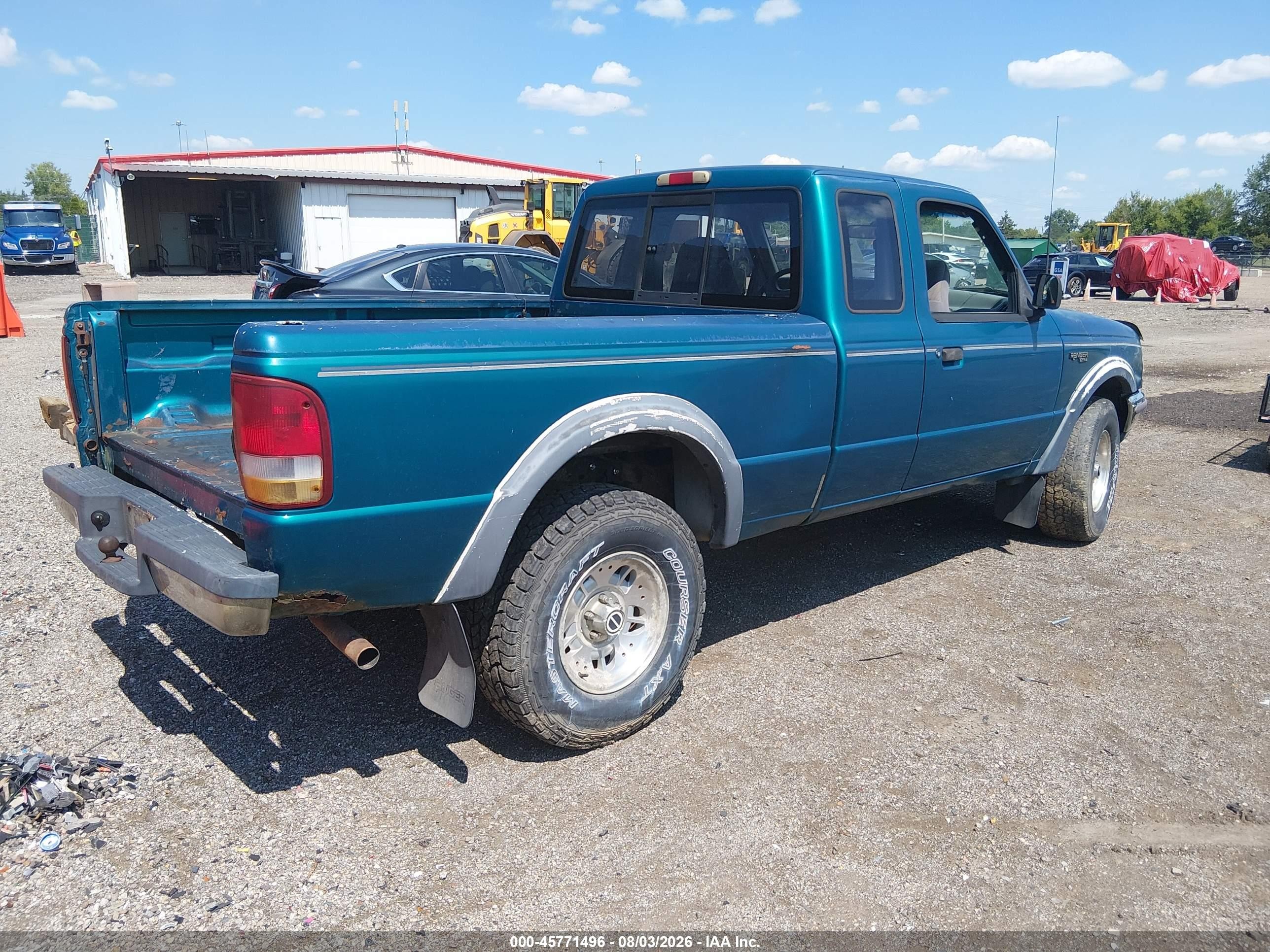1994 Ford Ranger Super Cab Light Blue vin: 1FTCR15X7RTA33507