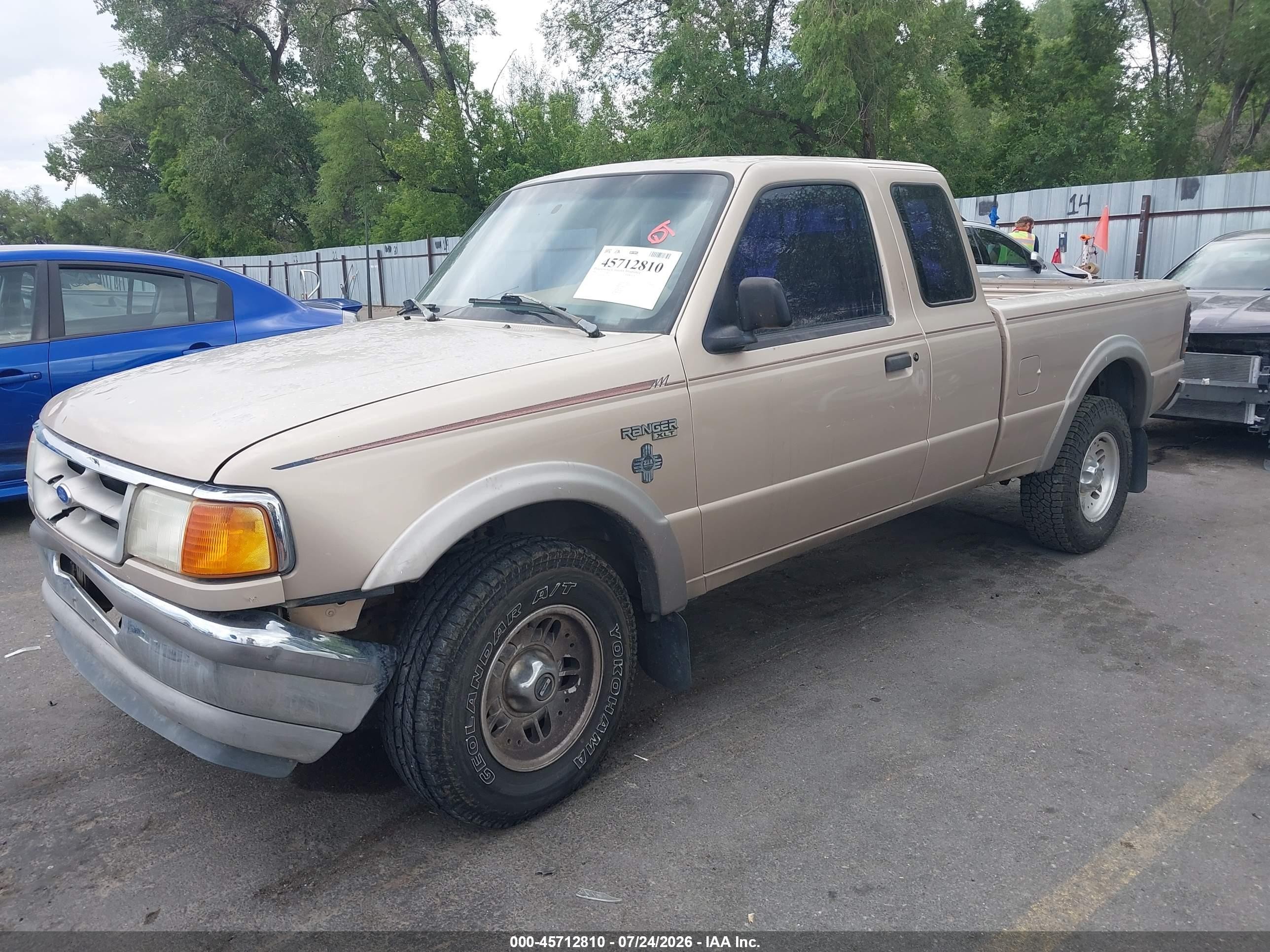 1995 Ford Ranger Super Cab Gold vin: 1FTCR15X7SPA23543