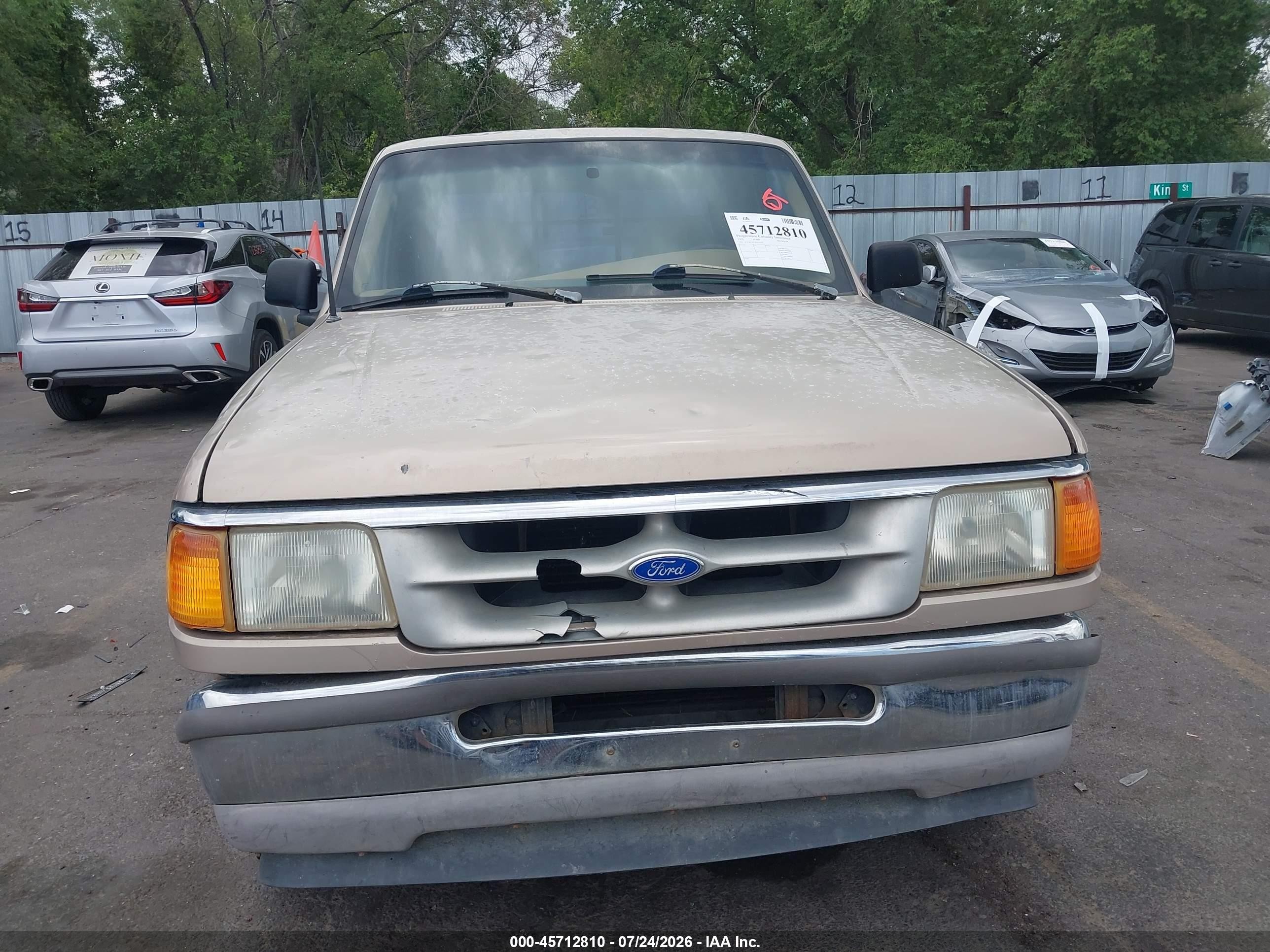 1995 Ford Ranger Super Cab Gold vin: 1FTCR15X7SPA23543