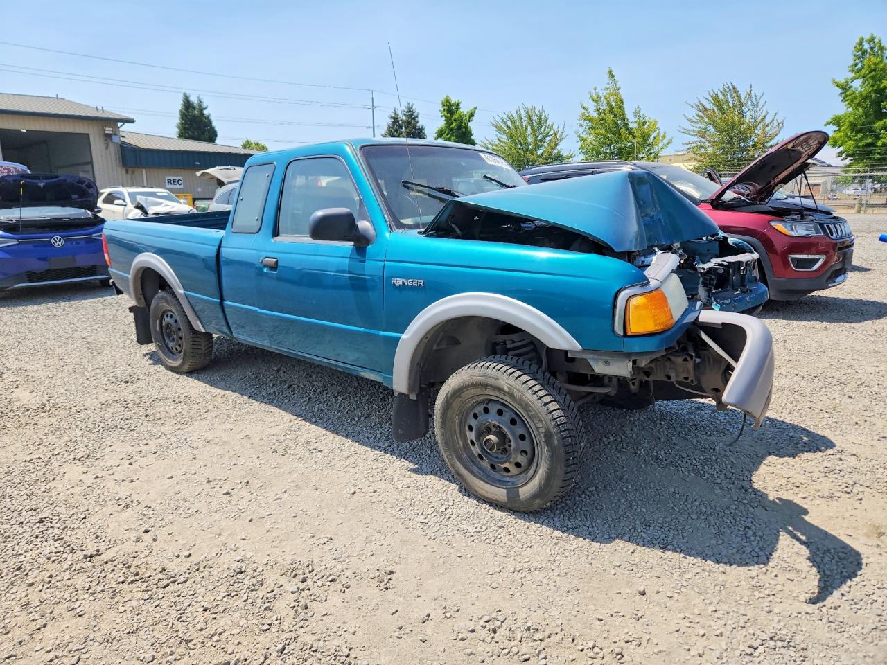 1997 Ford Ranger Super Cab Green vin: 1FTCR15X7VPA10781
