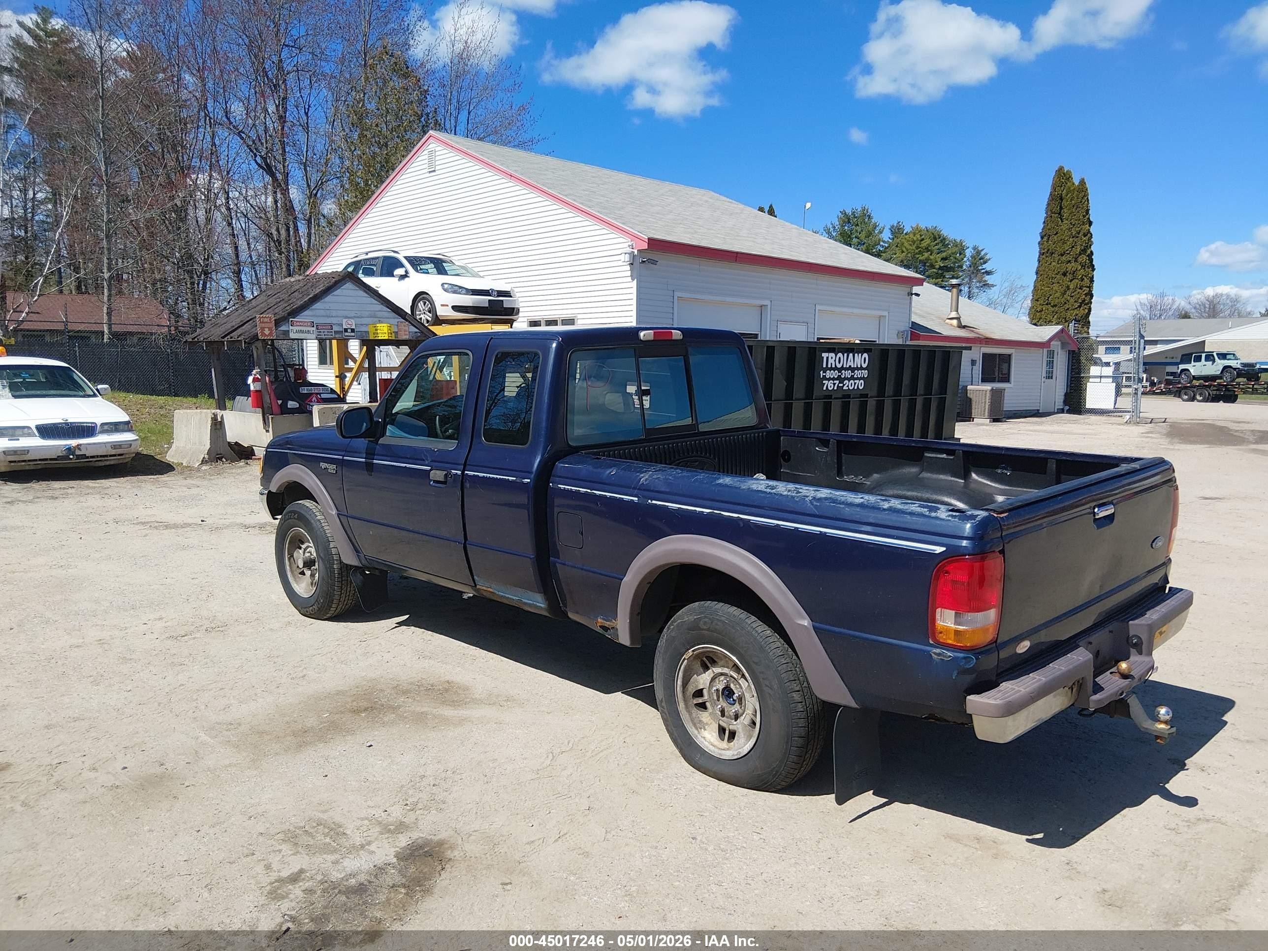 1997 Ford Ranger Splash/stx/xlt Blue vin: 1FTCR15X7VPA49497