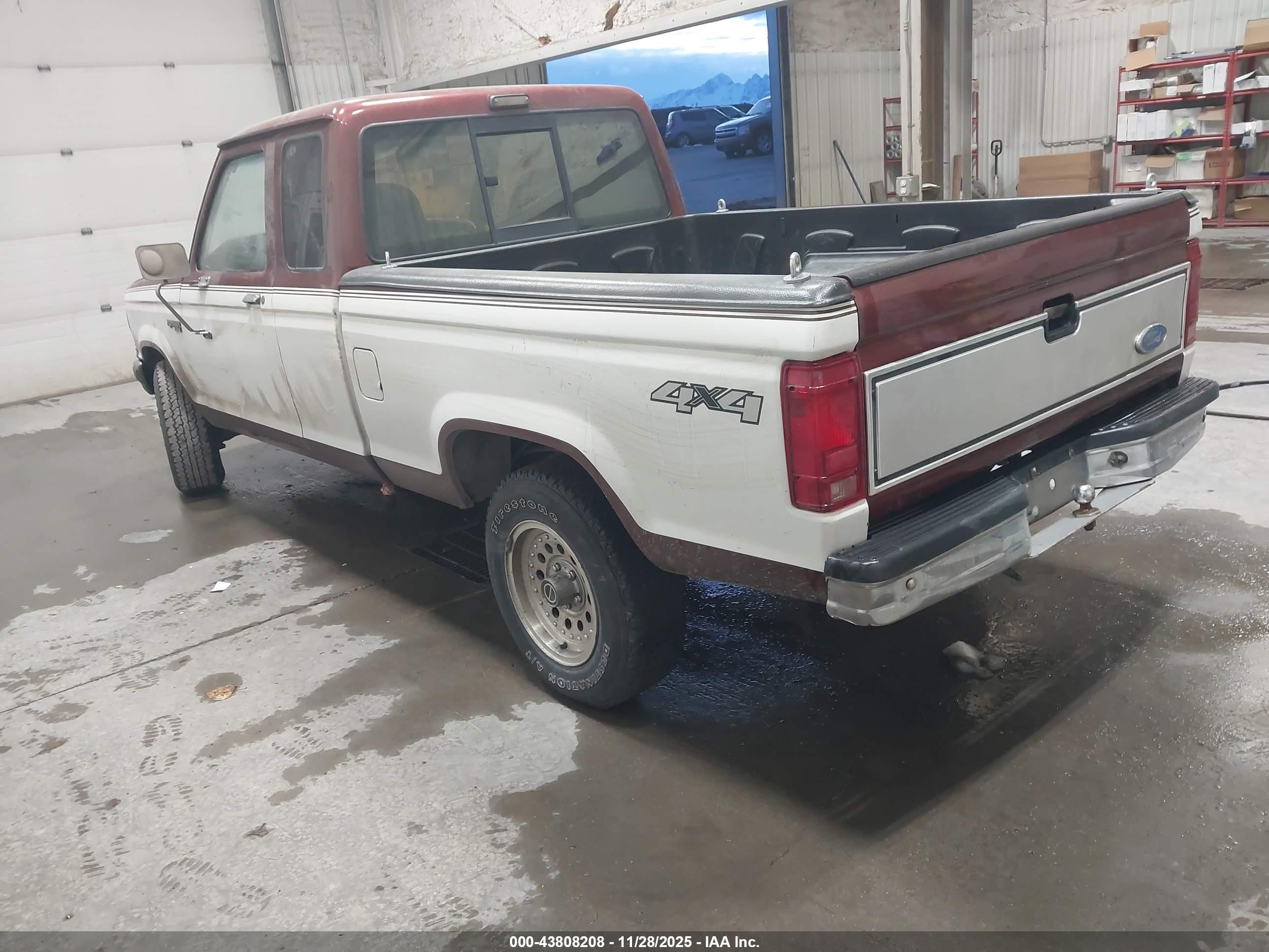 1991 Ford Ranger Super Cab White vin: 1FTCR15X8MPA92681