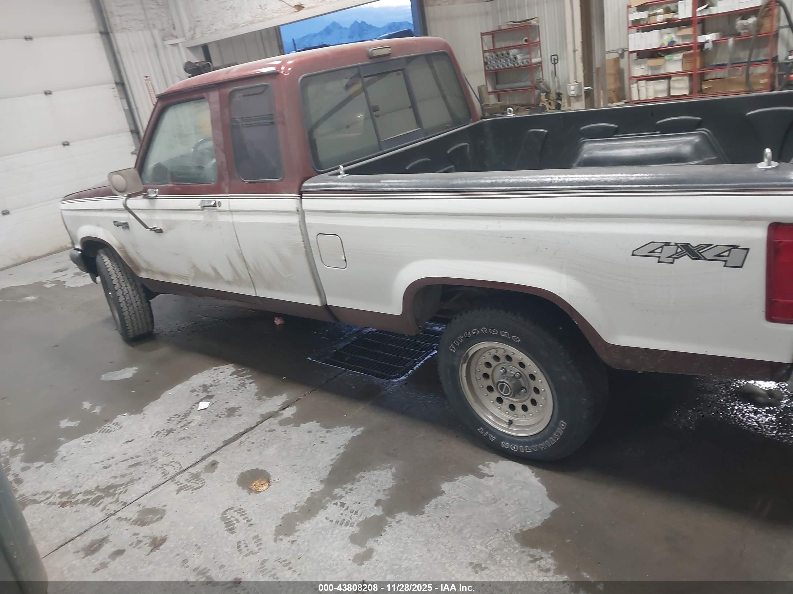 1991 Ford Ranger Super Cab White vin: 1FTCR15X8MPA92681