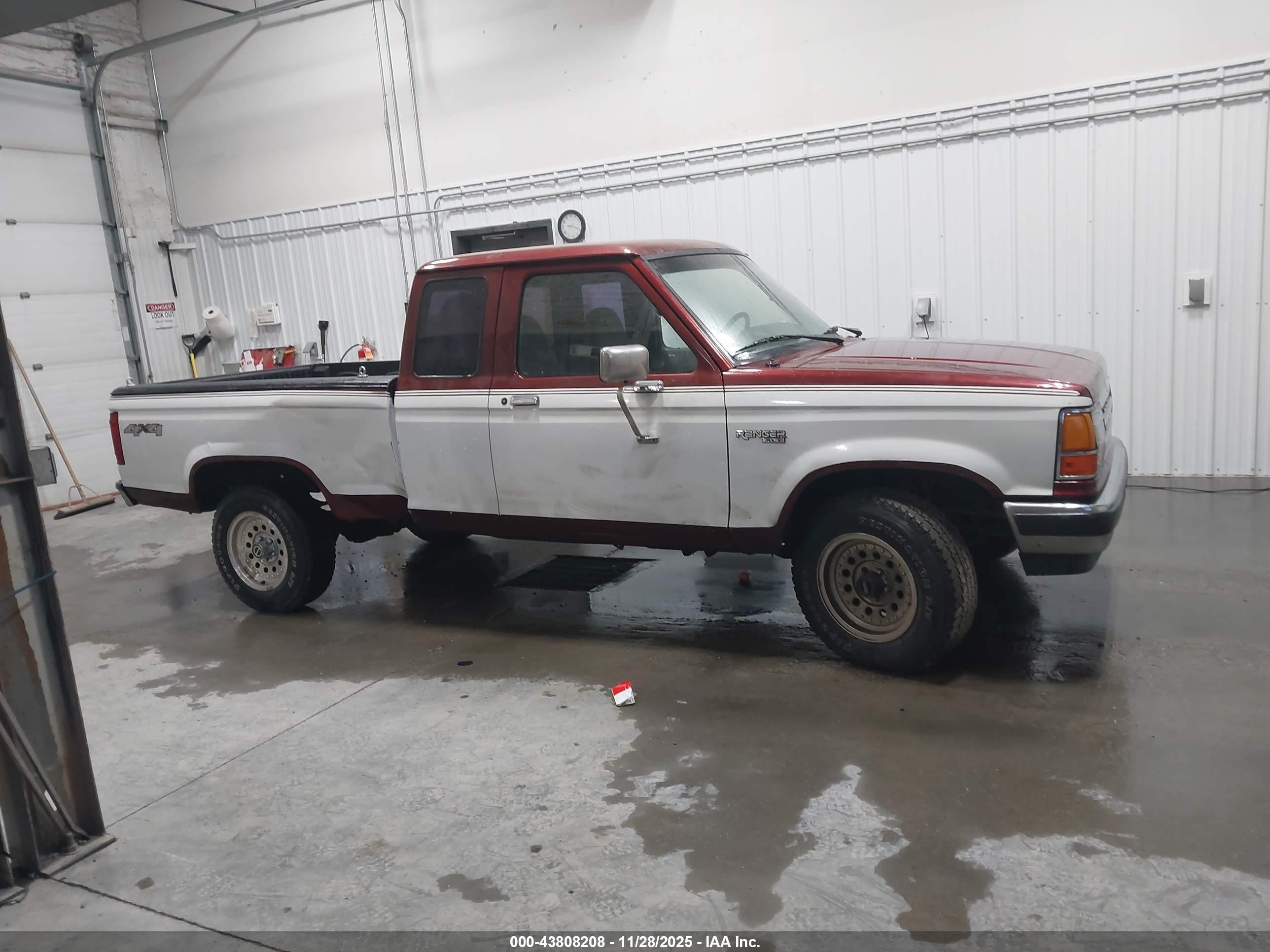 1991 Ford Ranger Super Cab White vin: 1FTCR15X8MPA92681