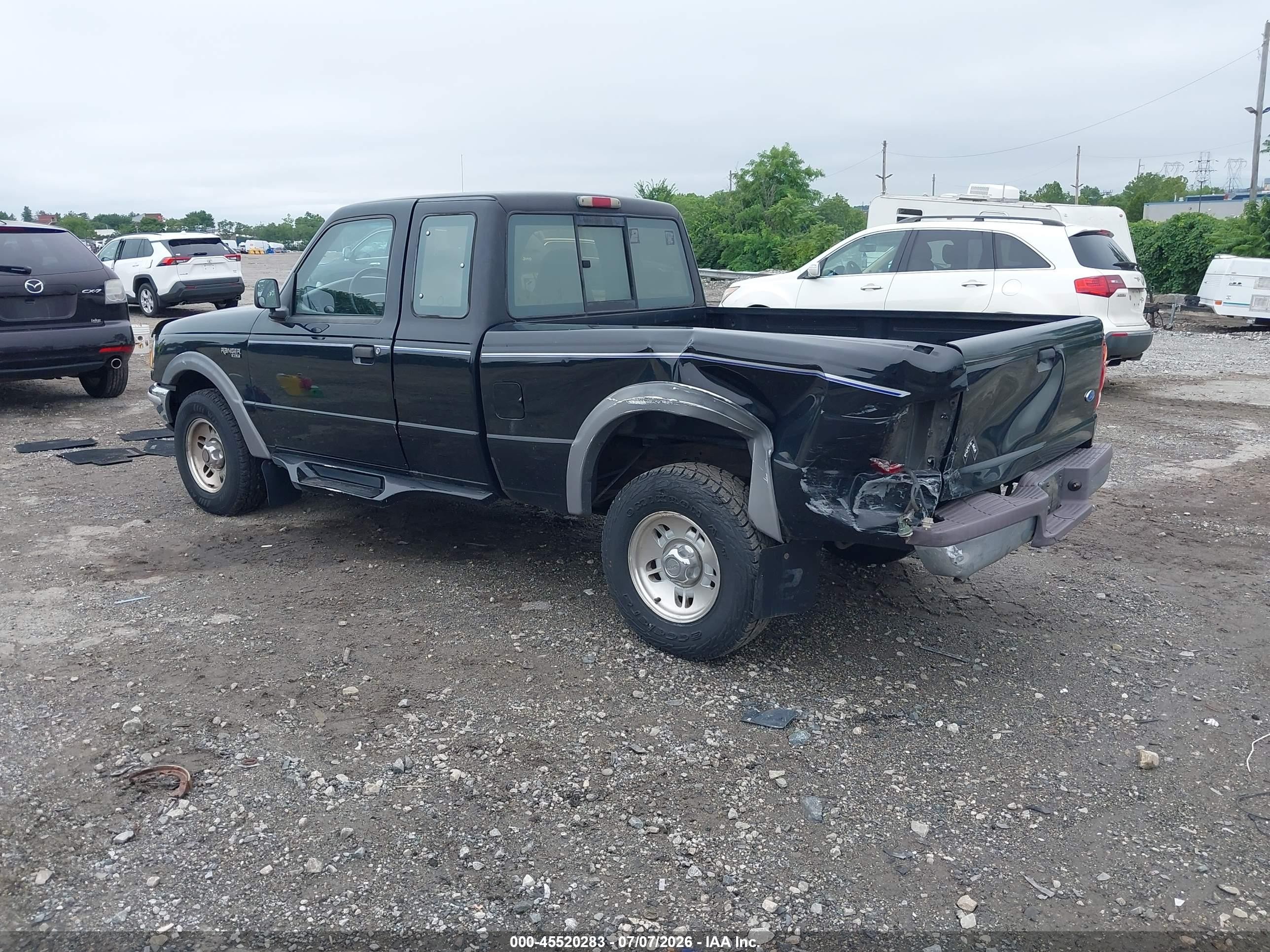 1997 Ford Ranger Splash/stx/xlt Black vin: 1FTCR15X8VTA20985
