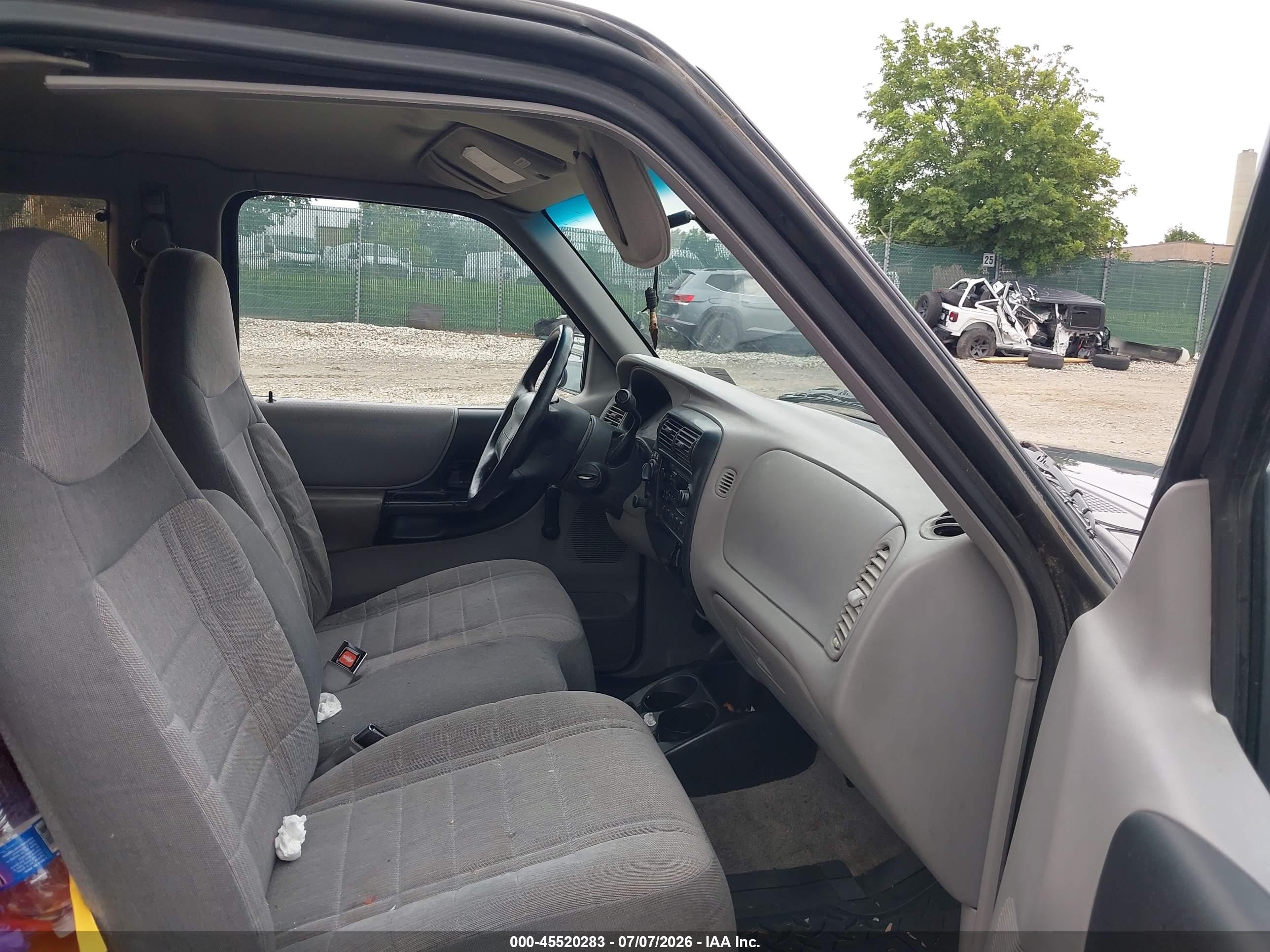 1997 Ford Ranger Splash/stx/xlt Black vin: 1FTCR15X8VTA20985